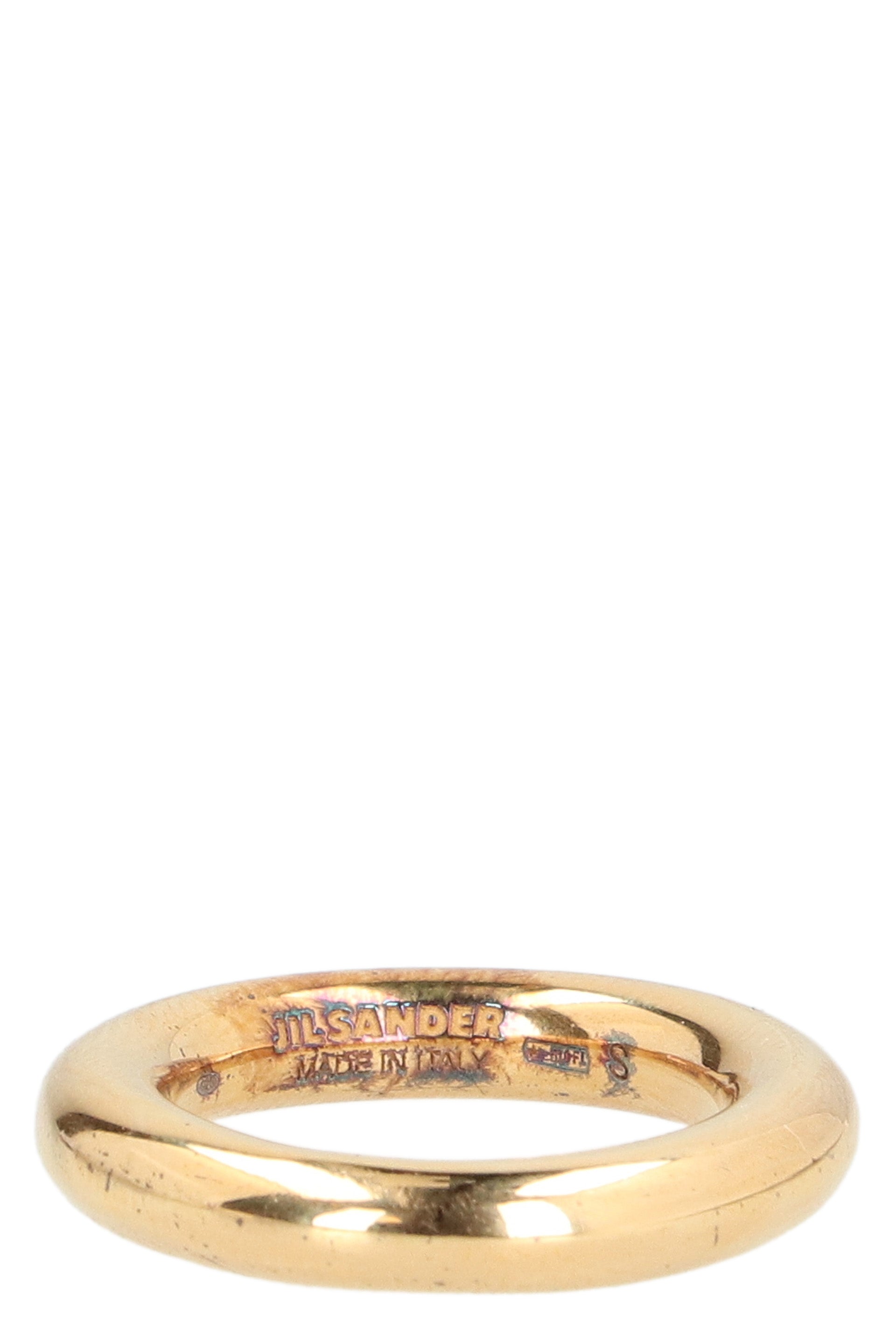 Gold plated metal ring