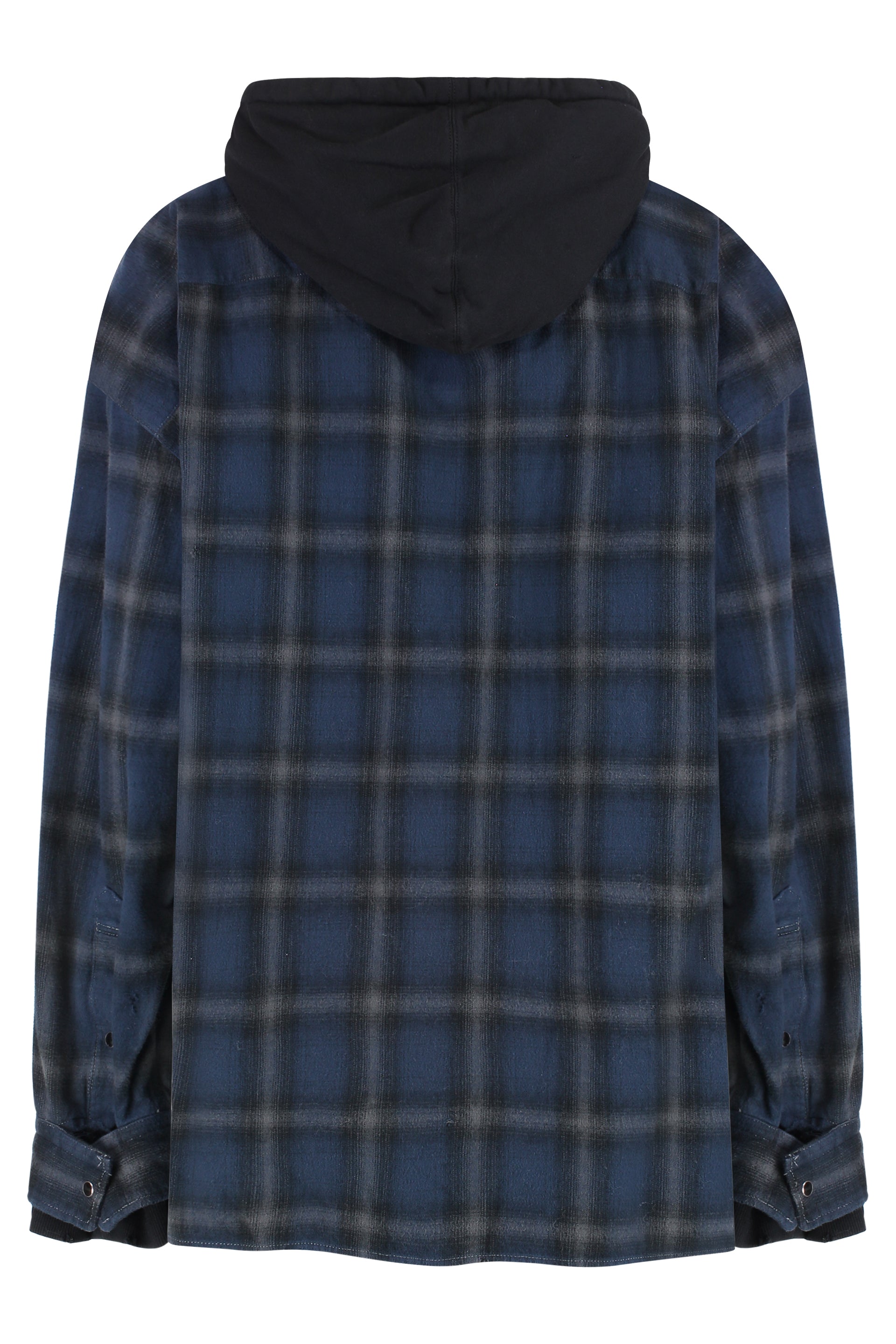 Check print cotton shirt