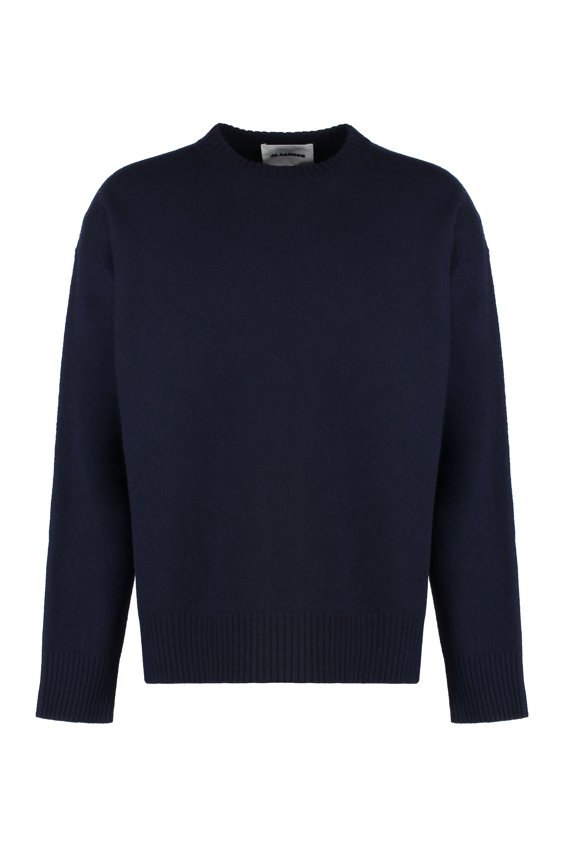 Crew-neck wool sweater