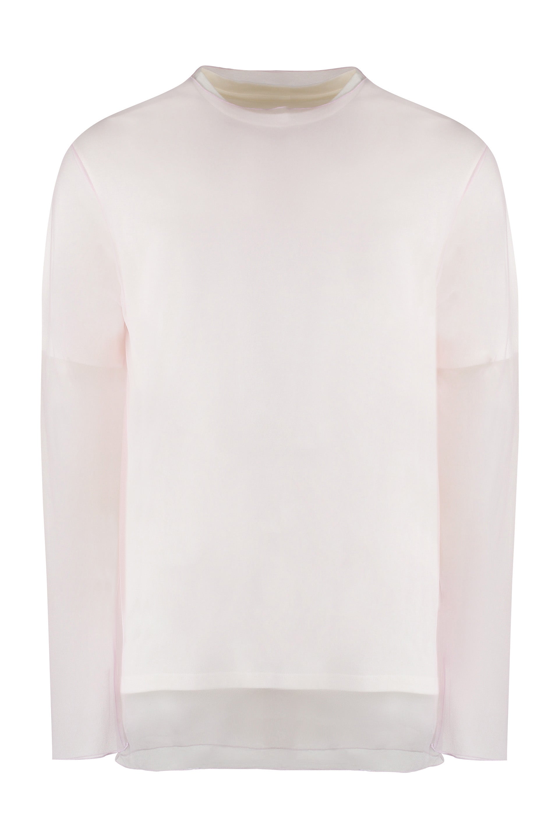 Layered cotton T-shirt