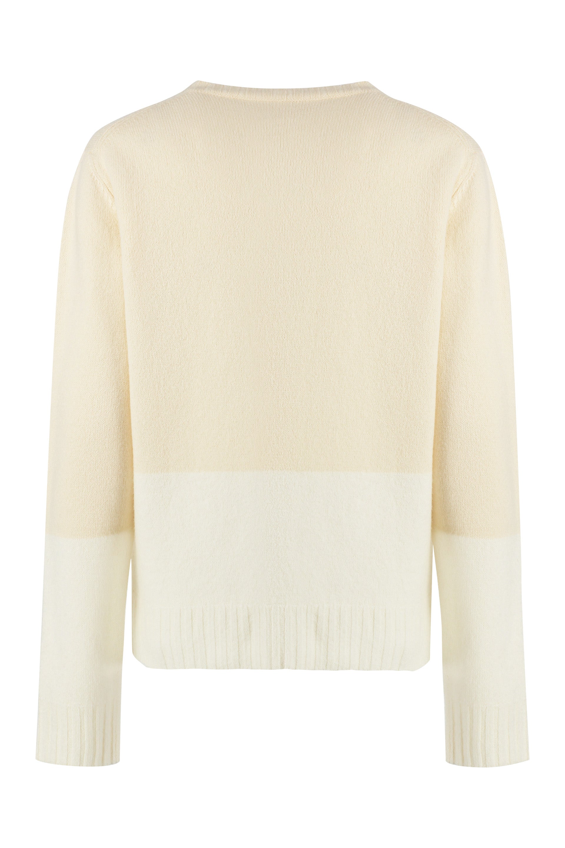 Crew-neck wool sweater