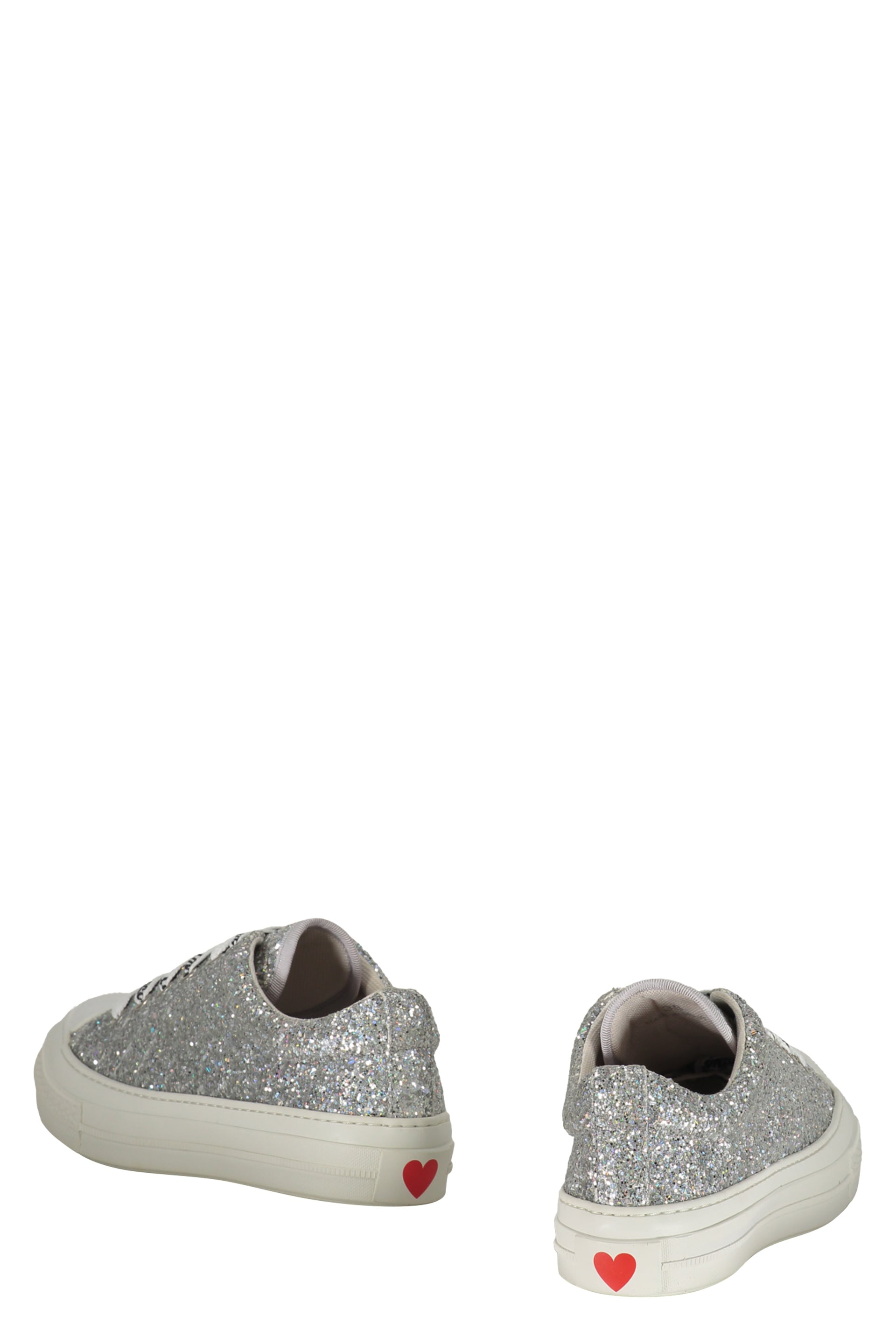 Glitter low-top sneakers