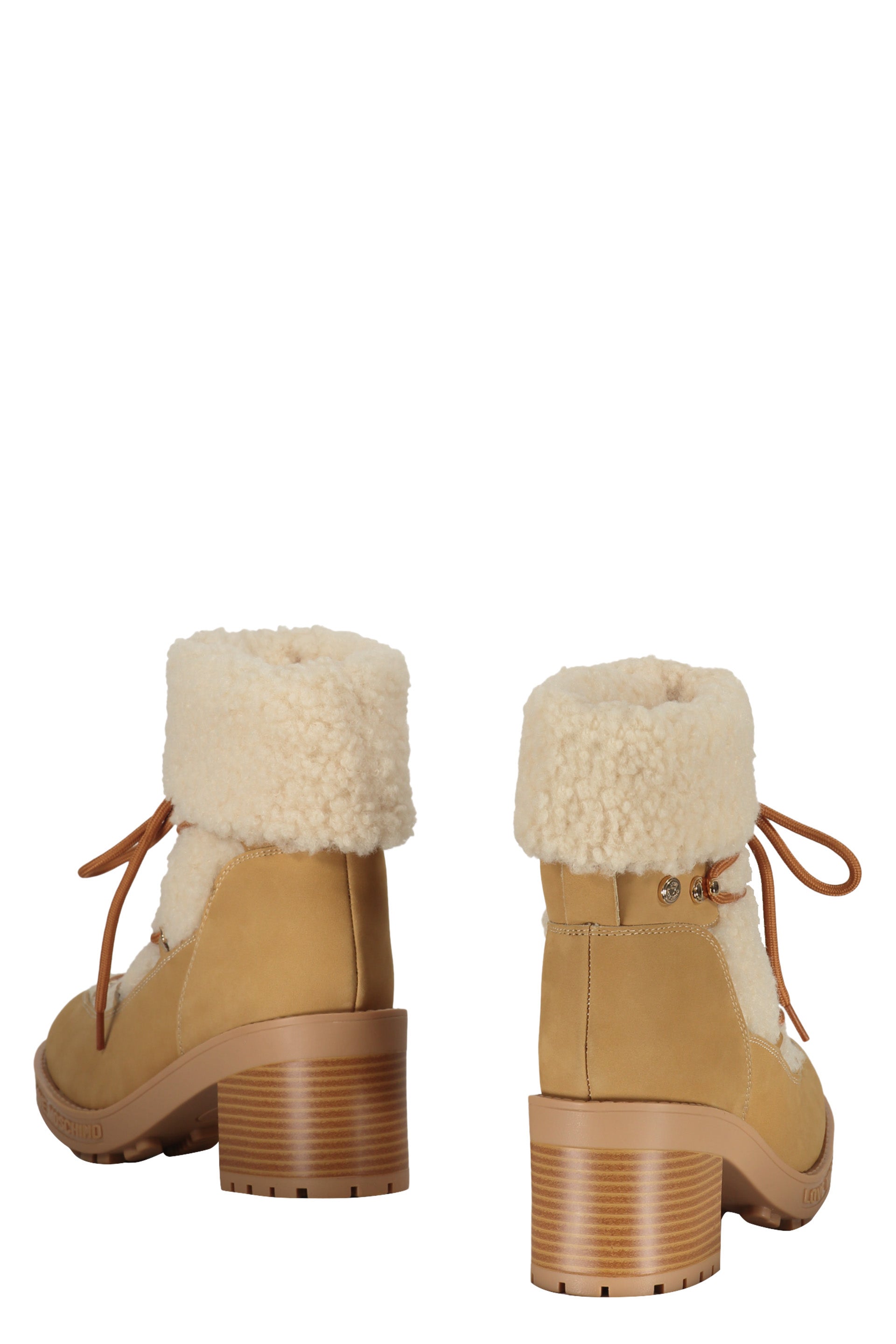 Faux fur boots