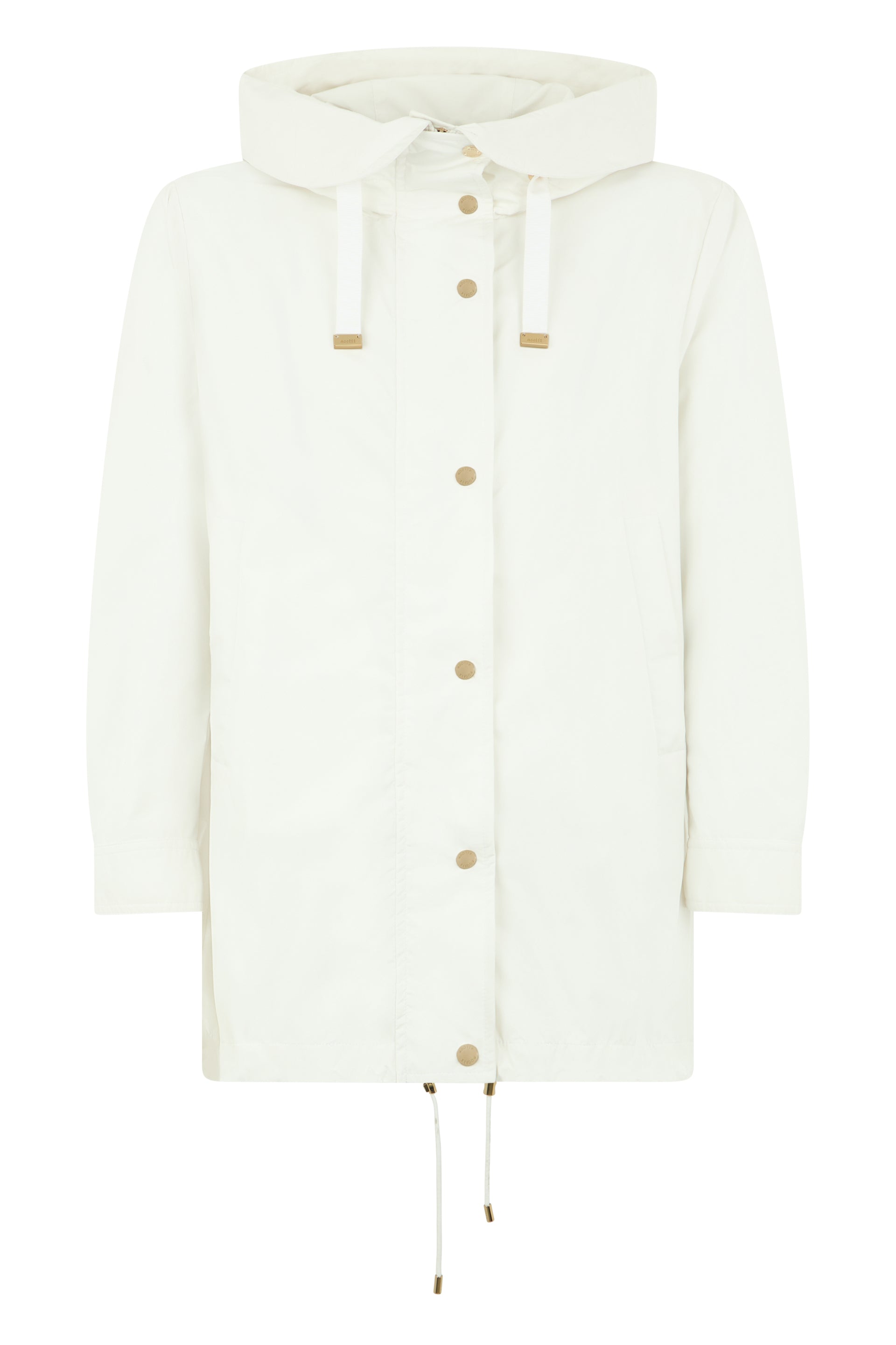 Light coat with adjustable hood