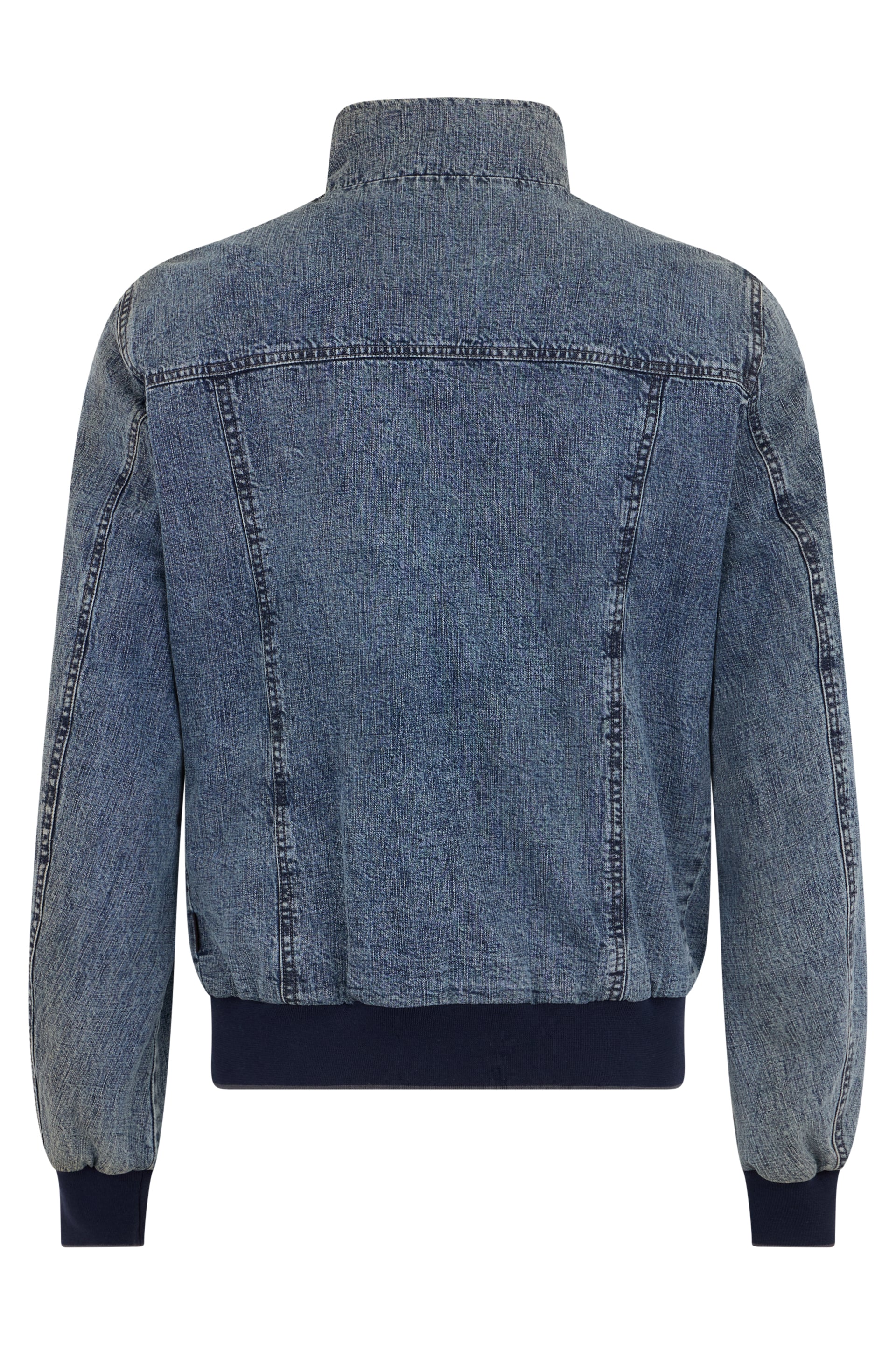Classic and versatile blue denim jacket
