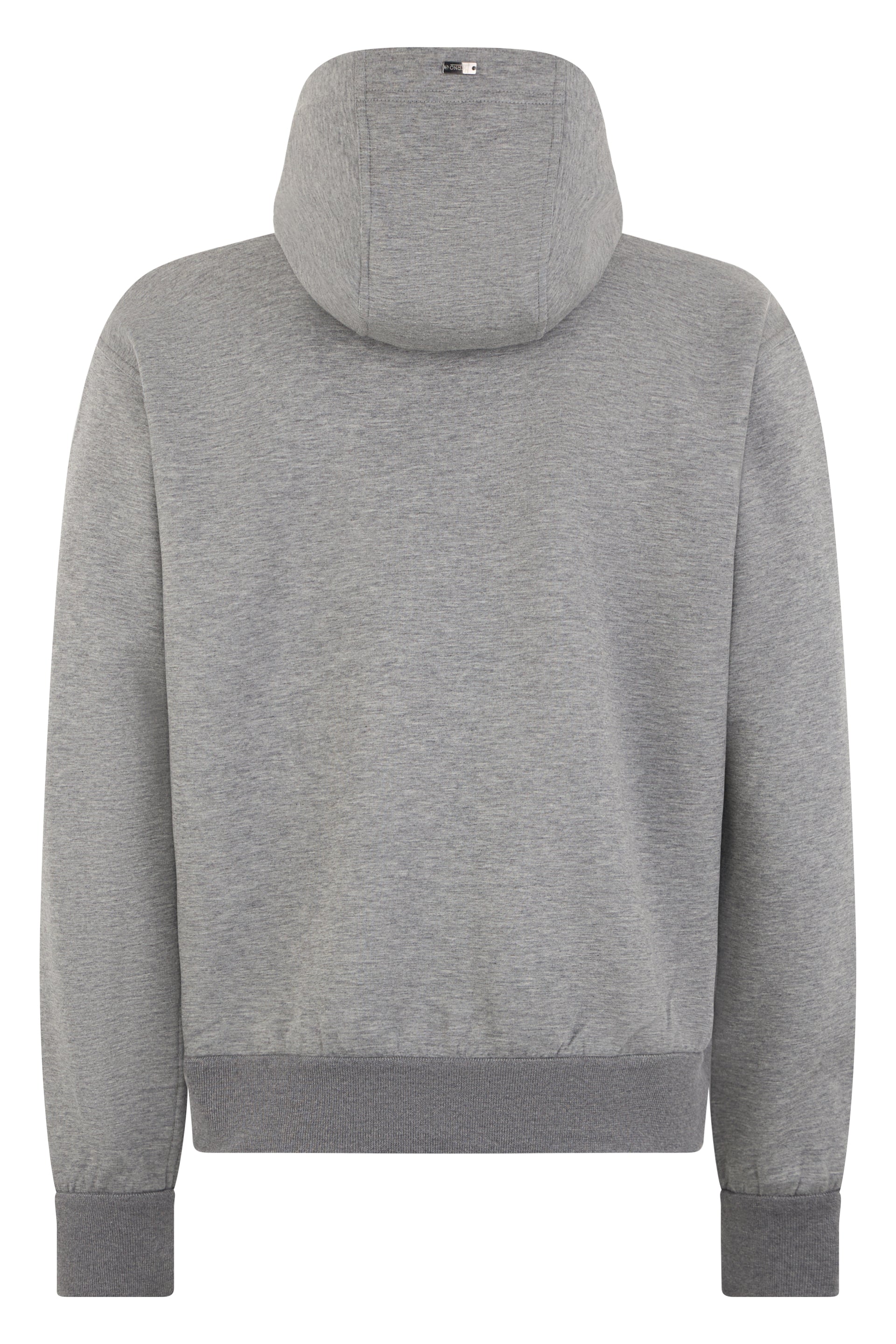 Gray and Black Casual Hoodie
