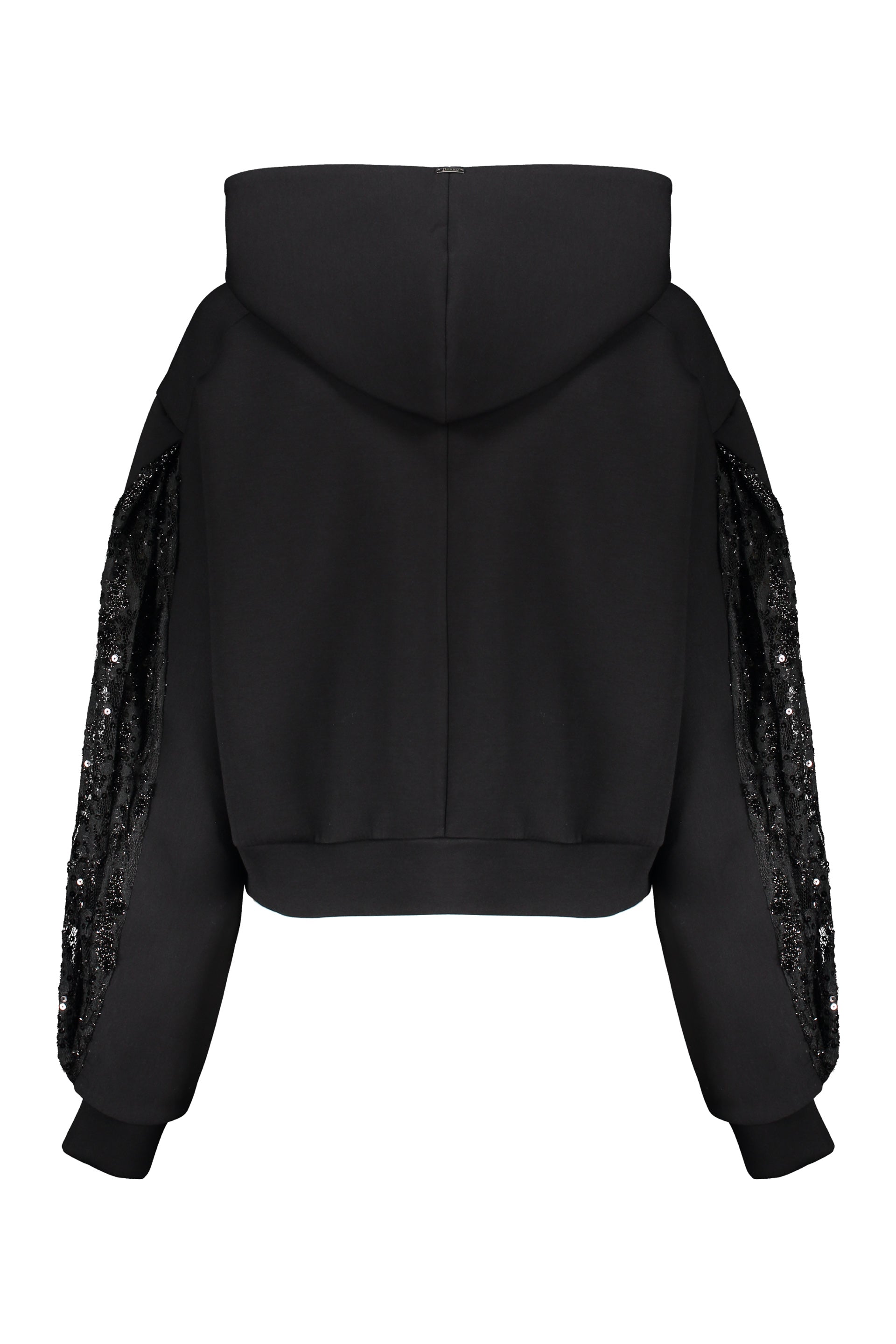 Black hoodie with zipper