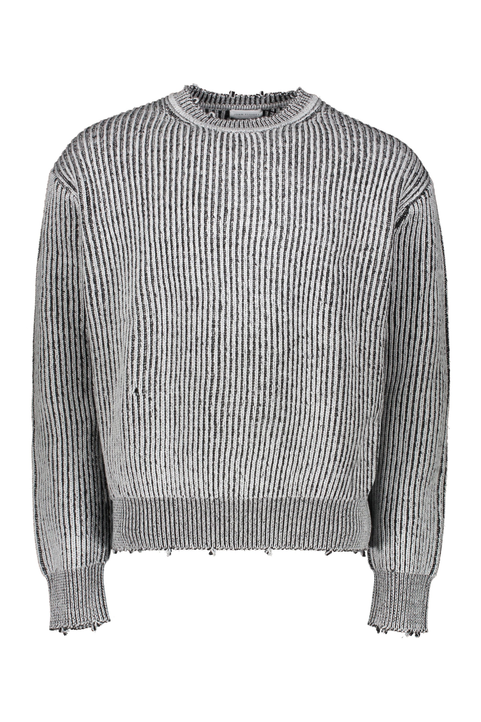 Crew-neck wool sweater