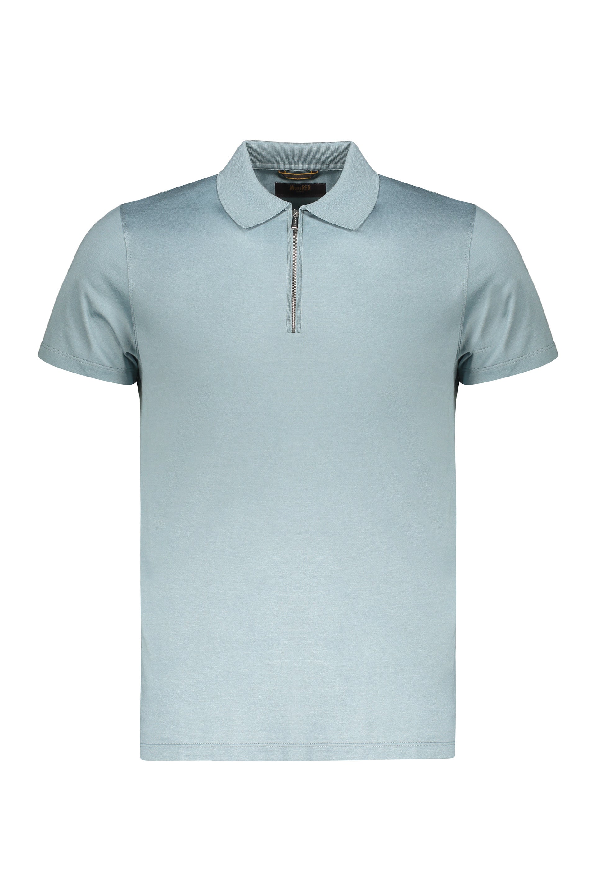 Short sleeve cotton polo shirt