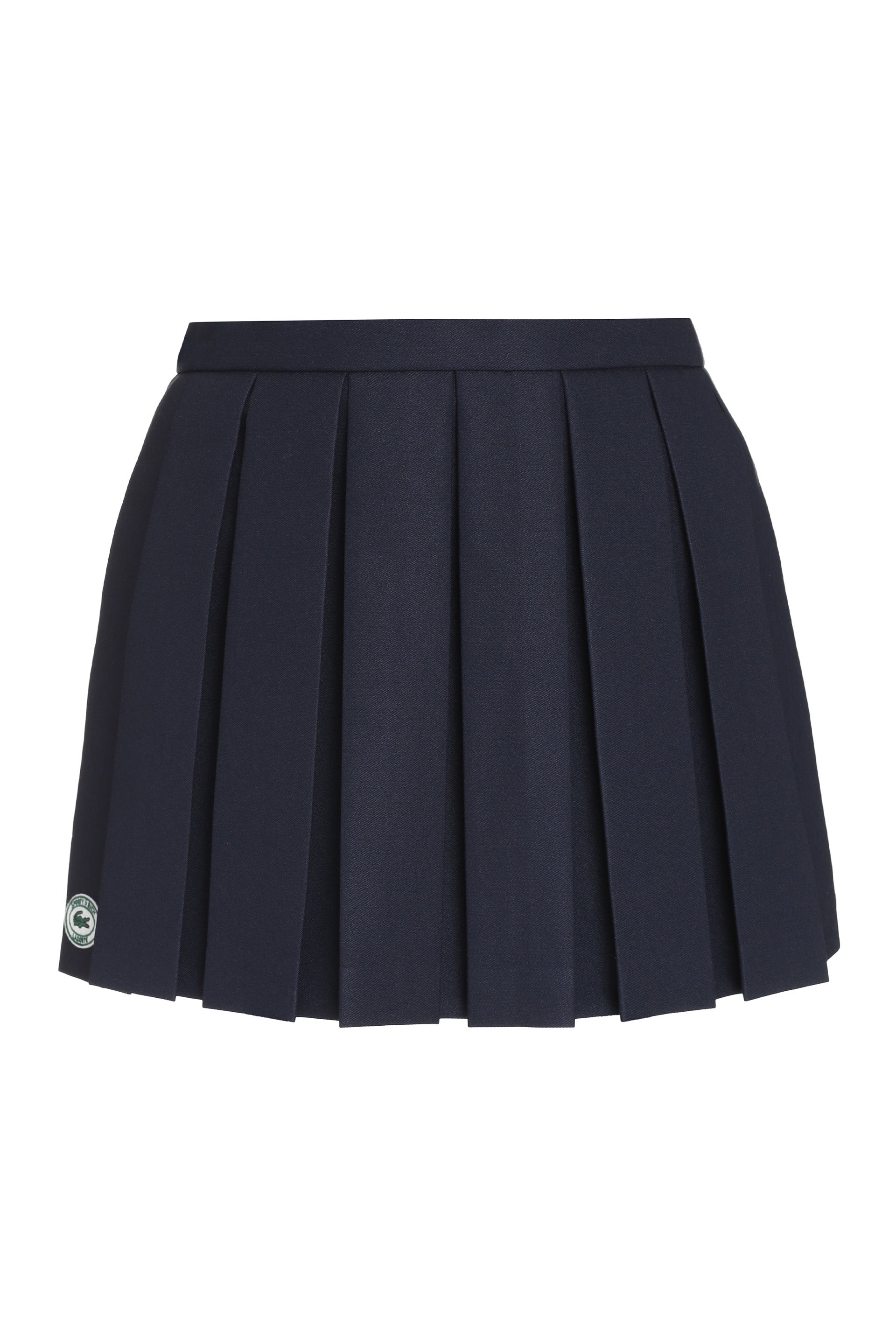 Lacoste x Sporty & Rich - Pleated mini skirt