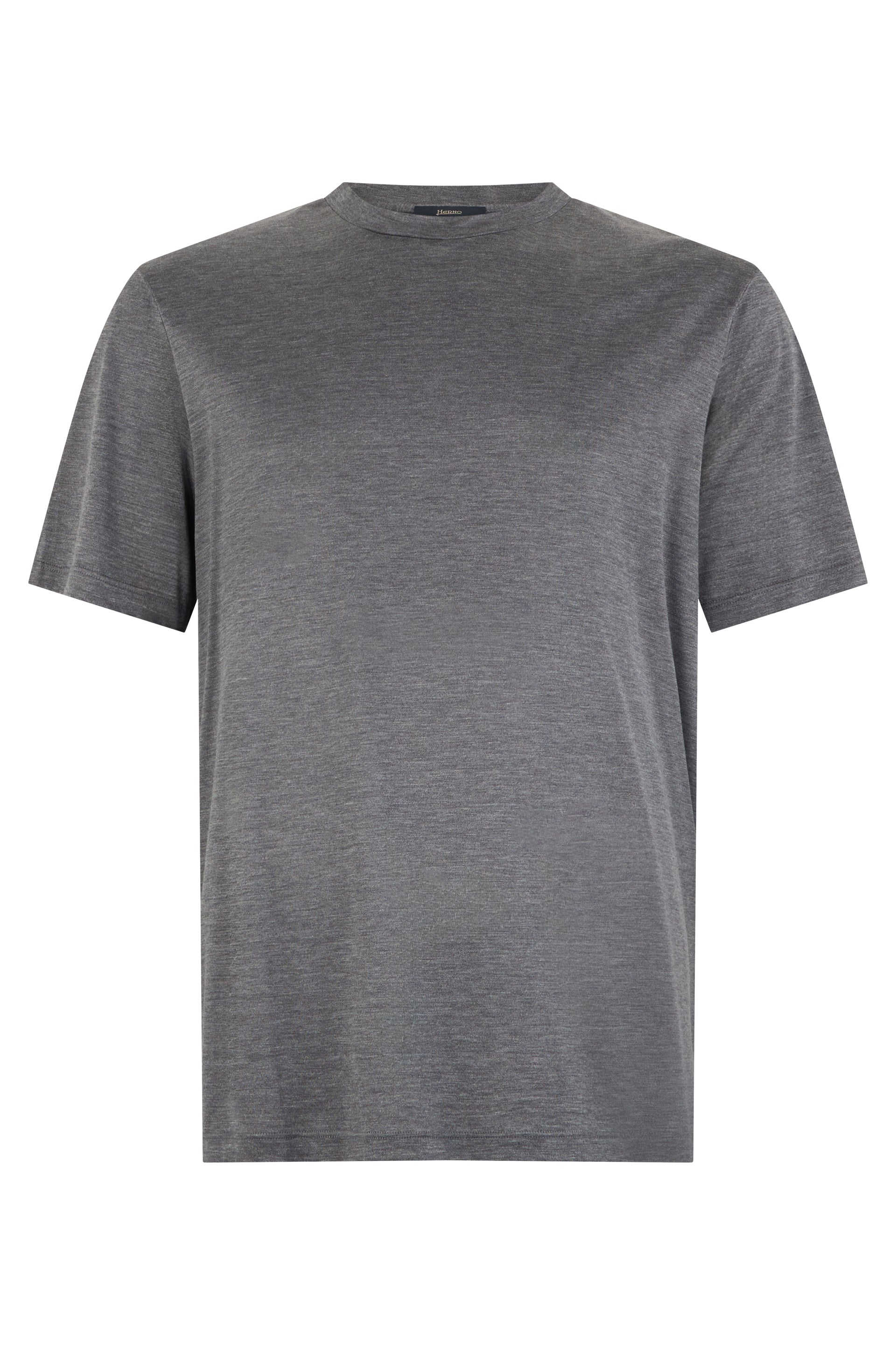 Gray melange T-shirt soft for a casual look