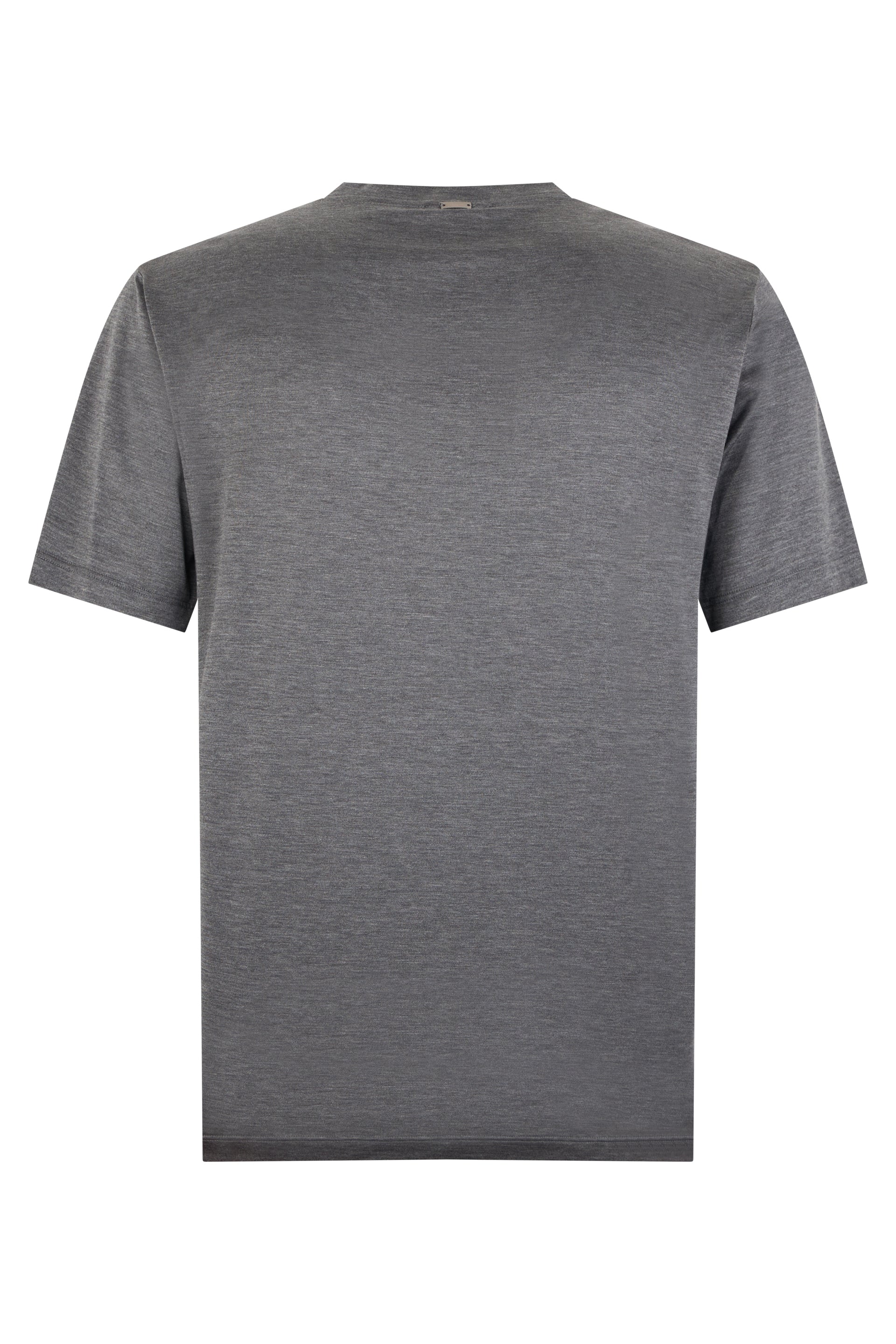 Gray melange T-shirt soft for a casual look