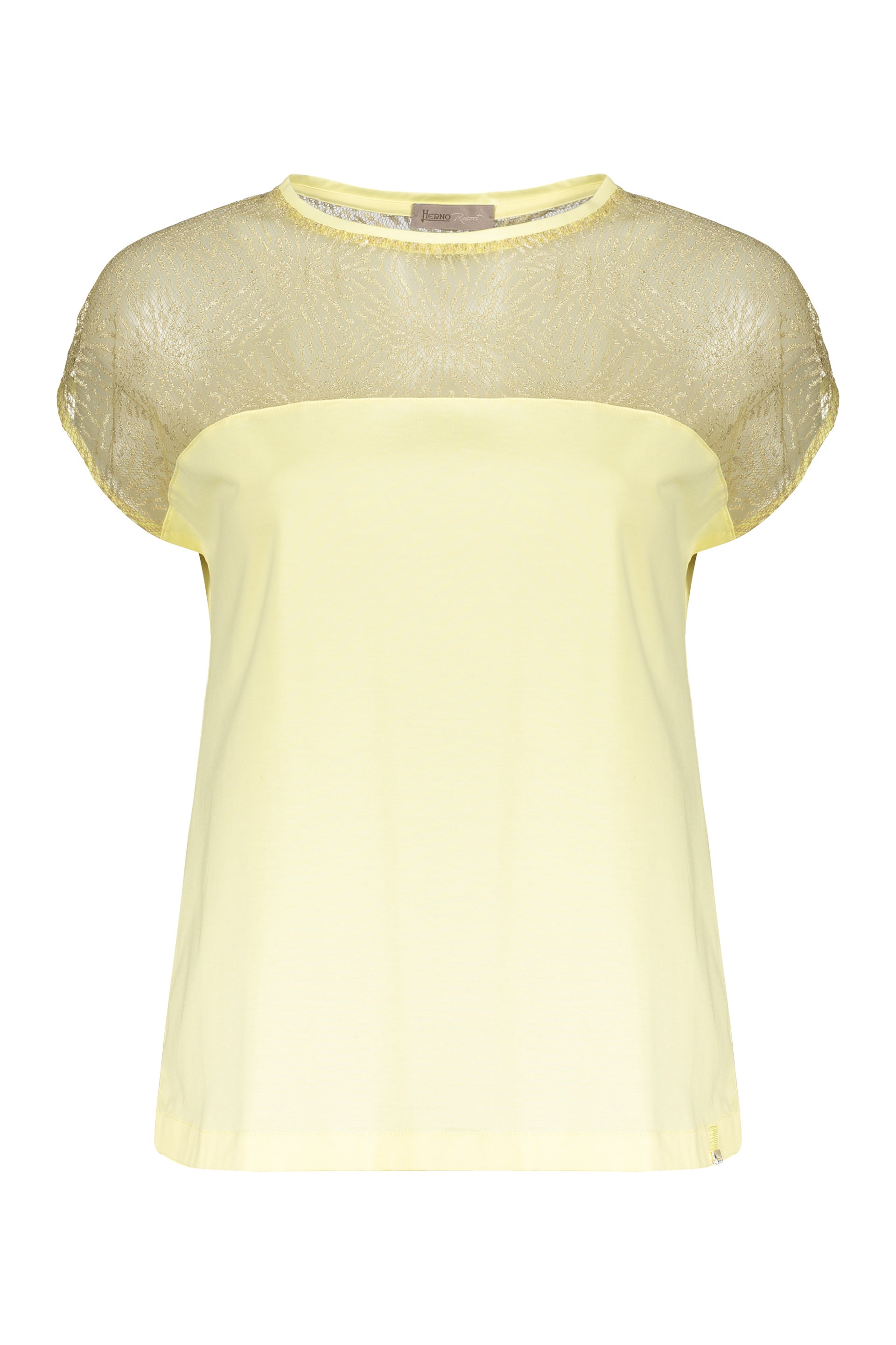 Soft yellow top in fabric