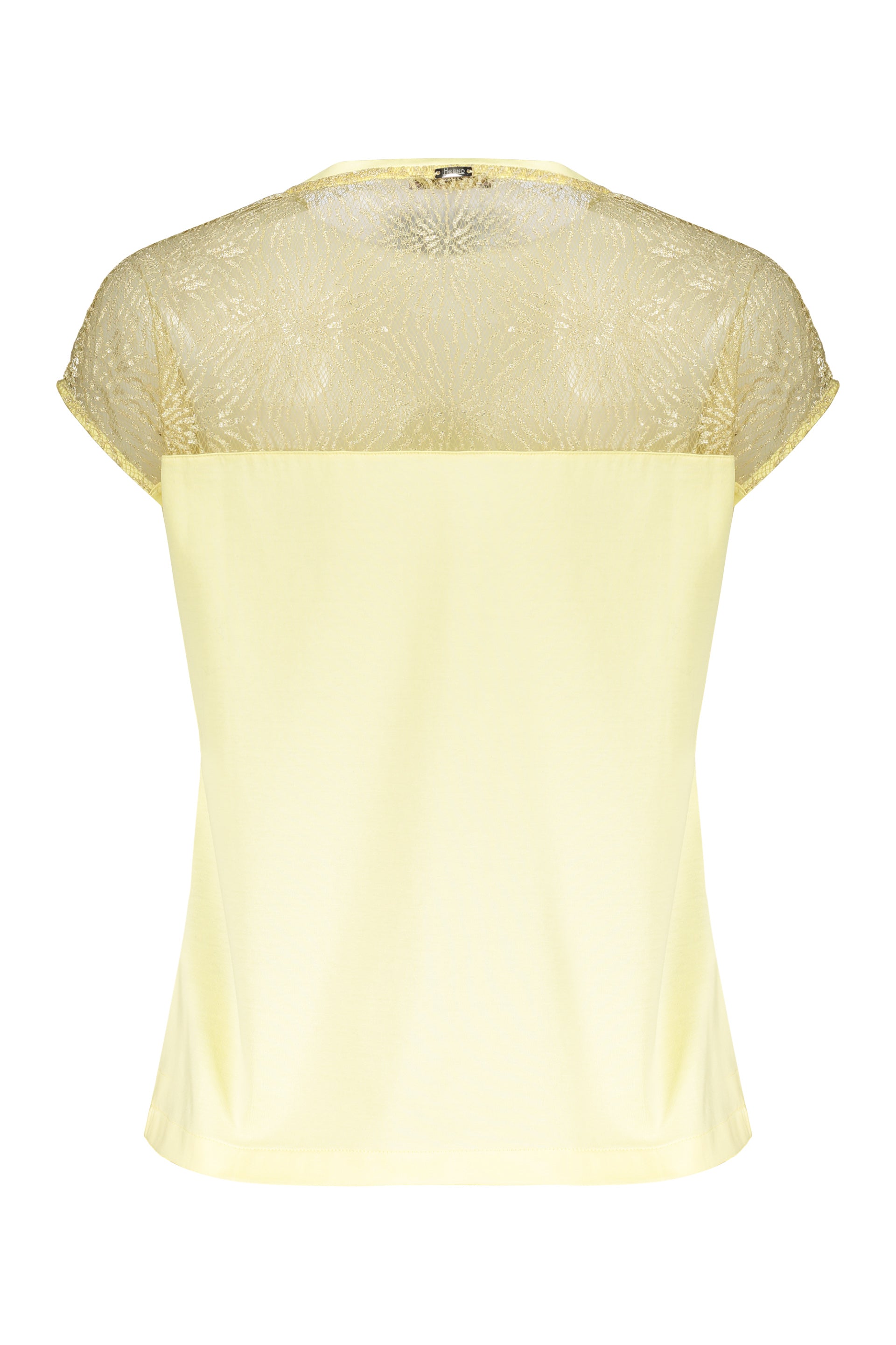 Soft yellow top in fabric