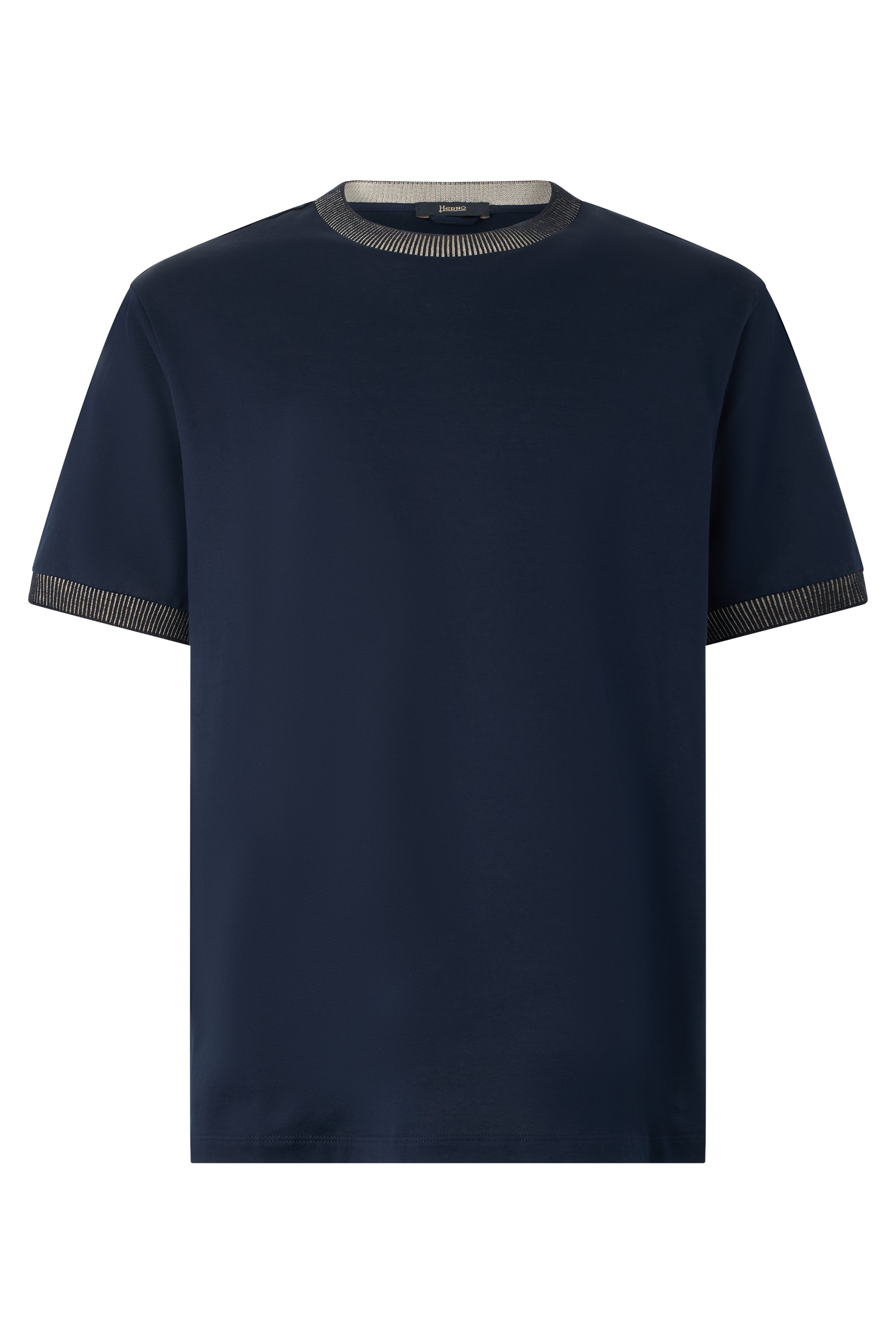 Navy blue cotton T-shirt