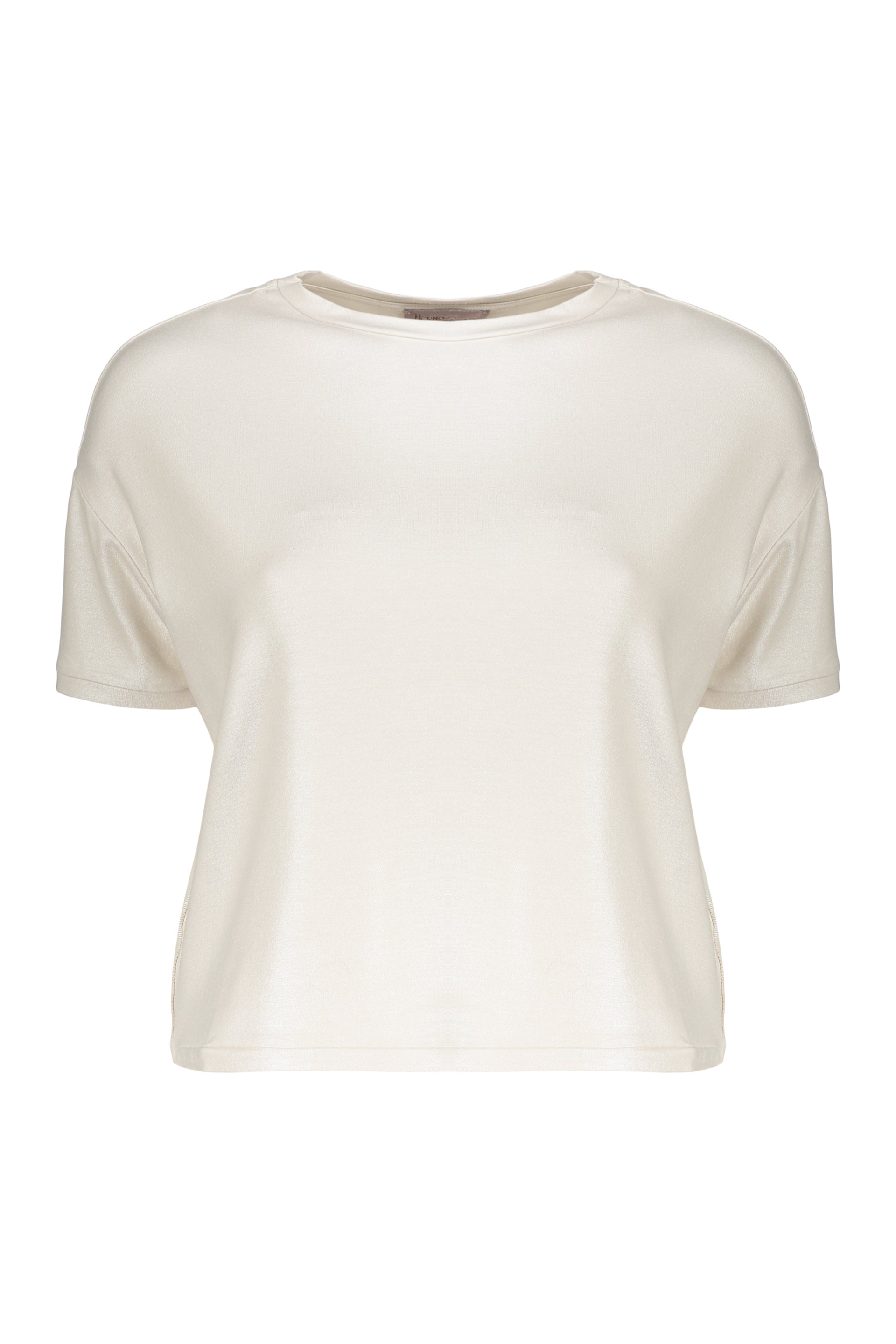 Versatile T-shirt in soft neutral fabric