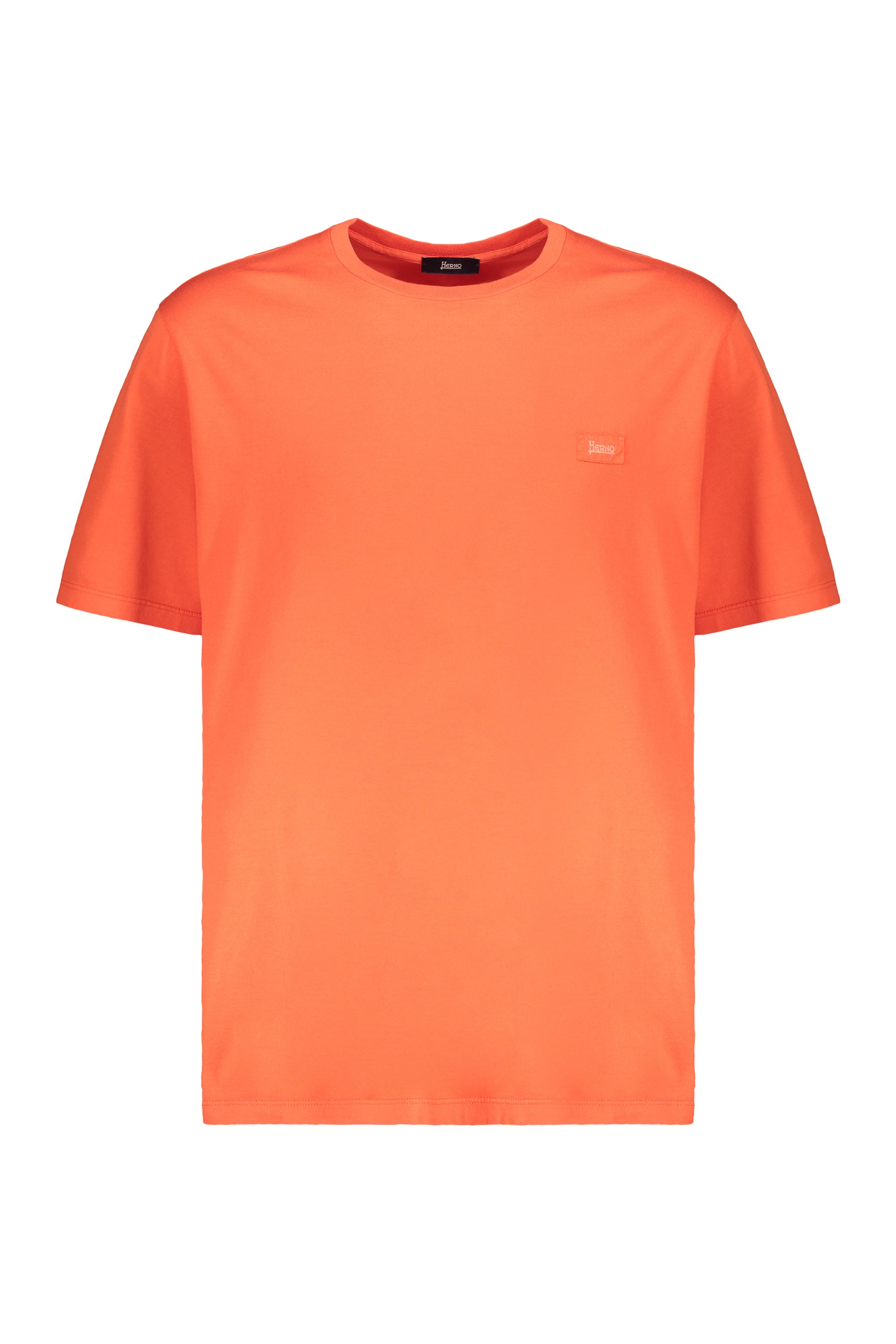 Orange cotton t-shirt, versatile