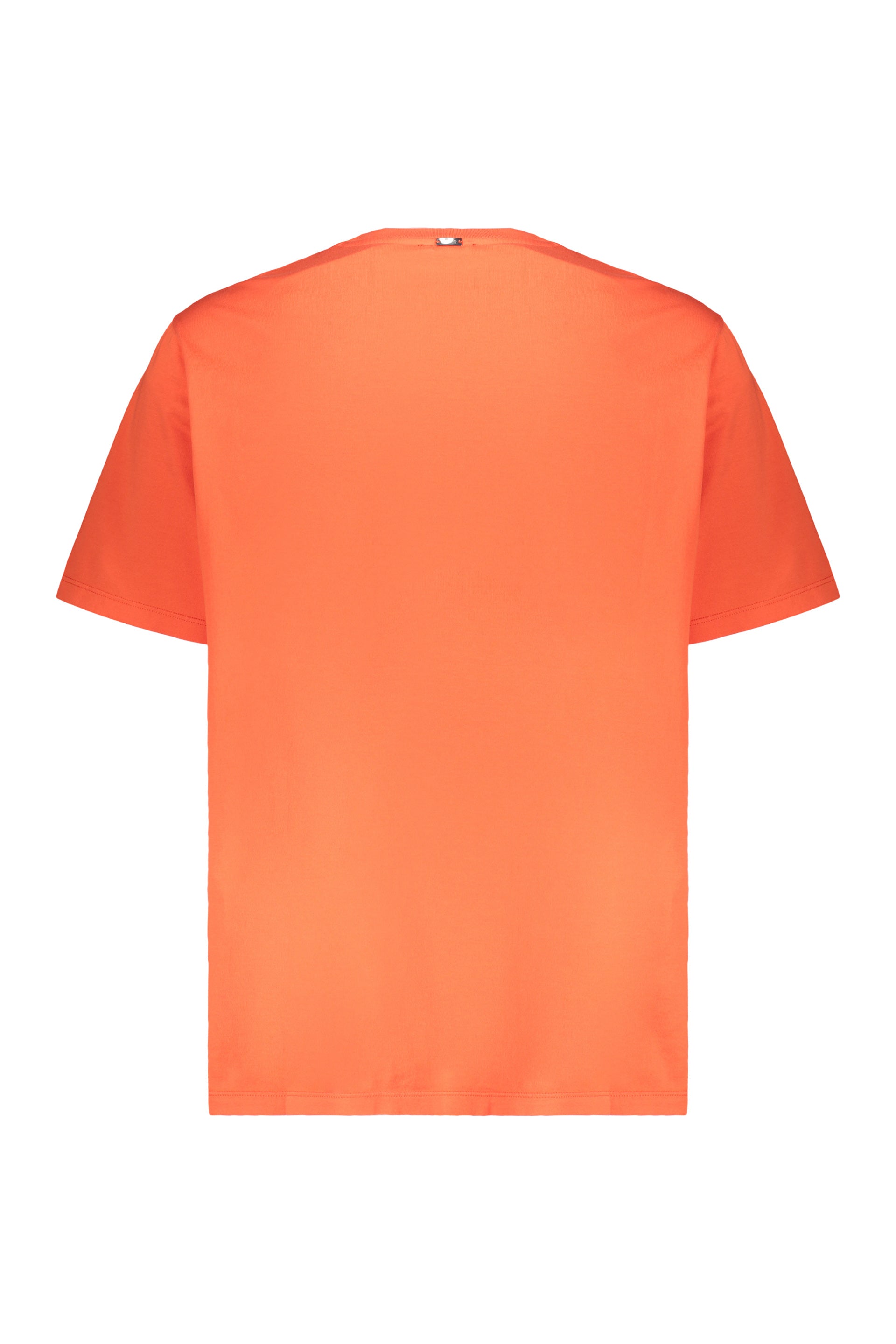 Orange cotton t-shirt, versatile