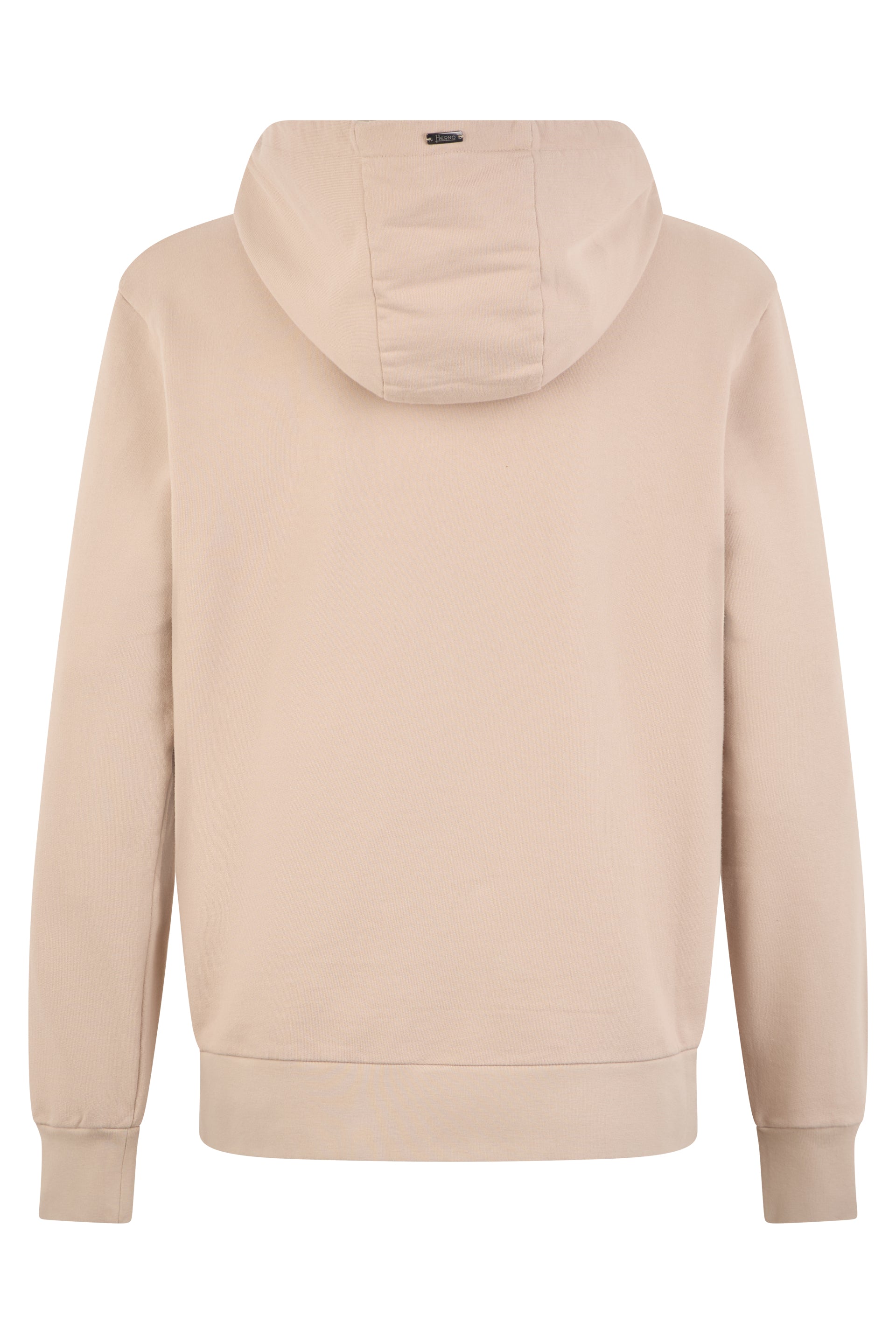 Beige Hoodie with Hood, Versatile and Comfortable Design