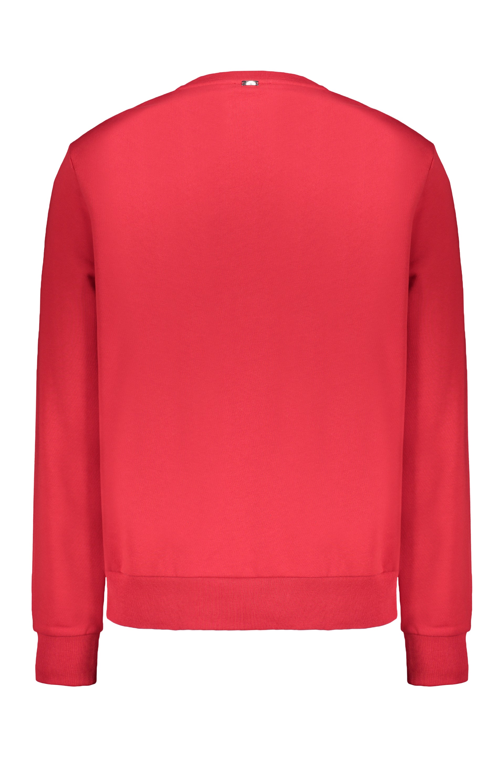 Versatile red sweatshirt in soft fabric