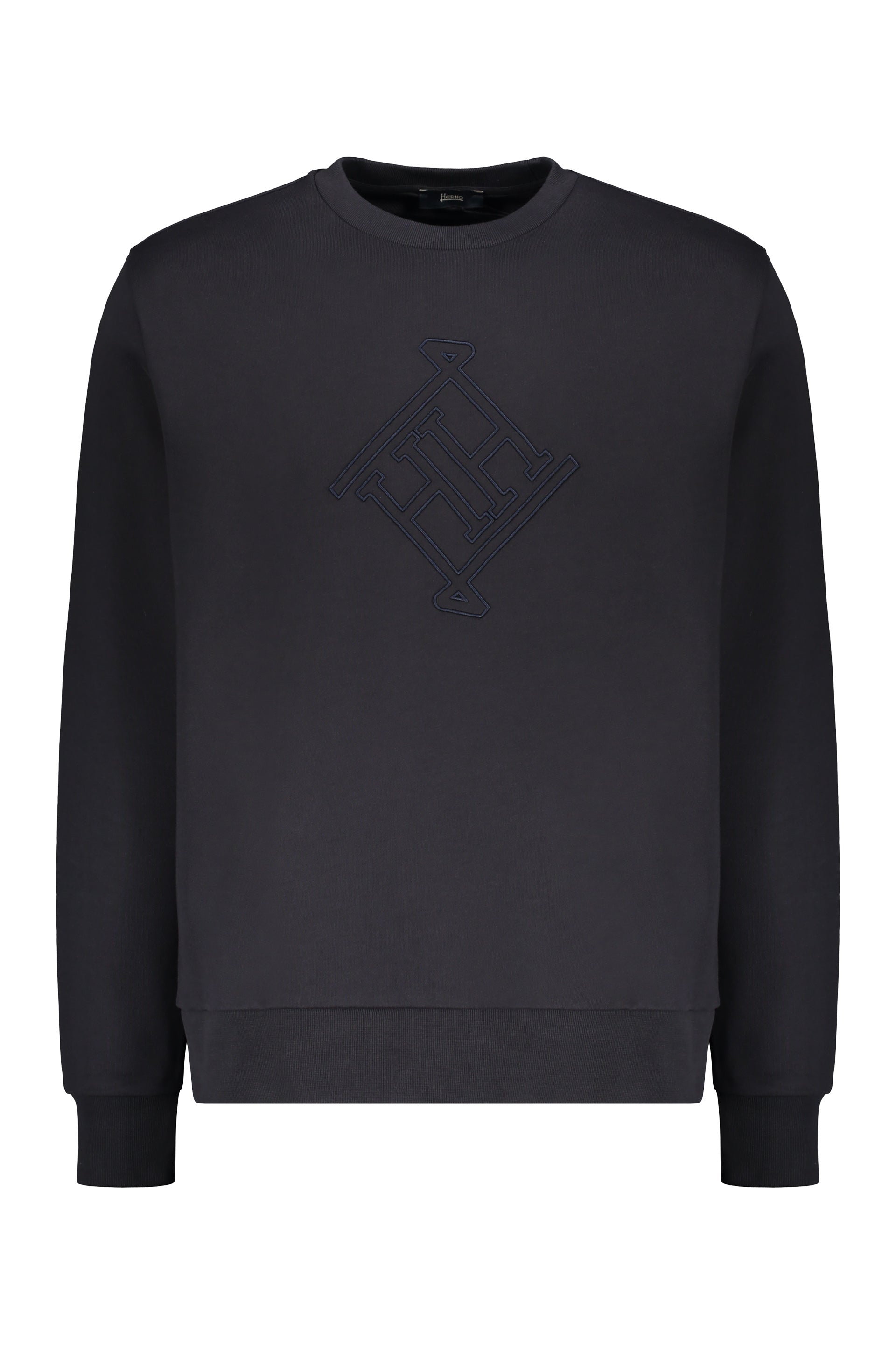 Cotton crew-neck sweatshirt