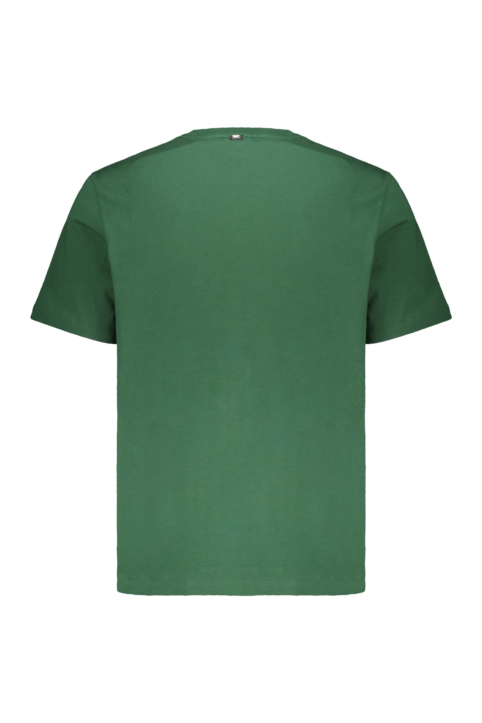 Short green T-shirt, soft and versatile
