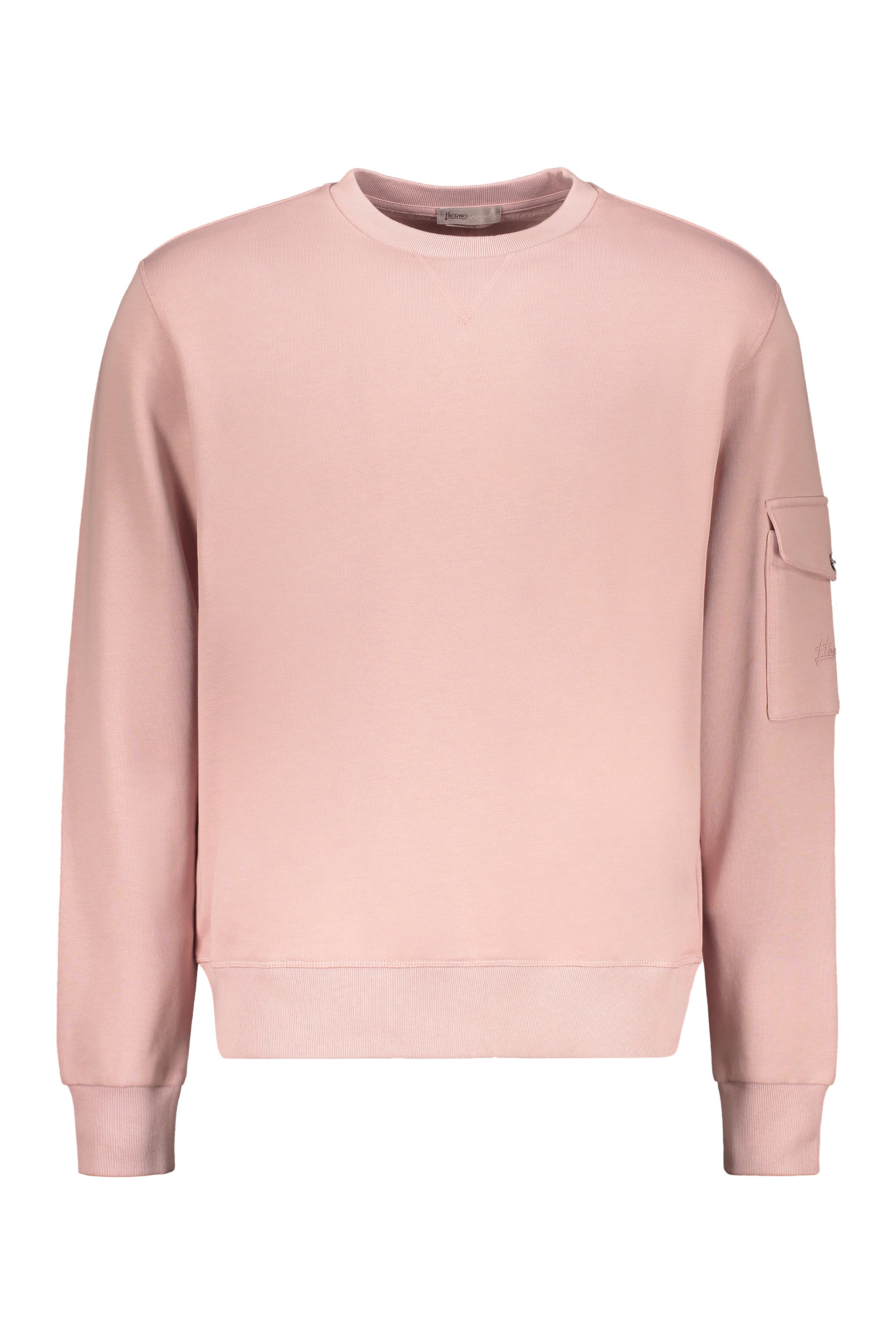 Cotton crew-neck sweatshirt