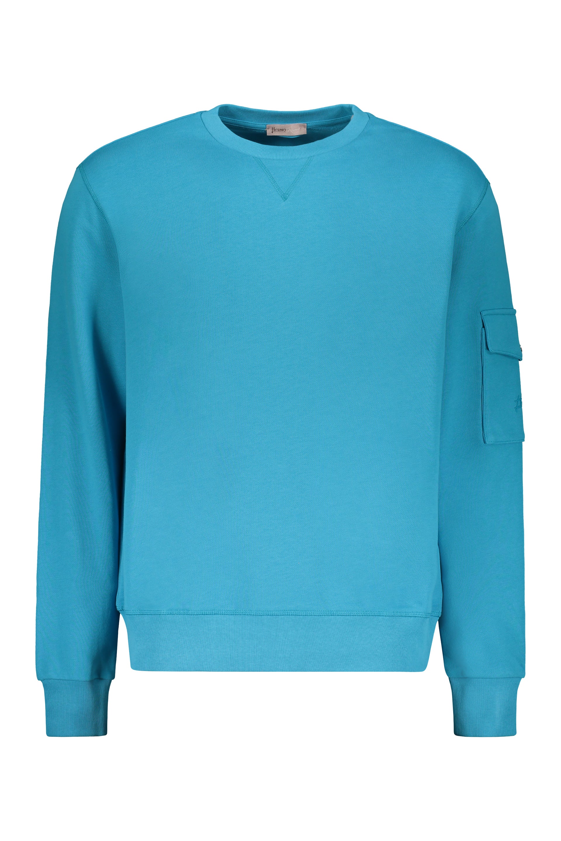 Cotton crew-neck sweatshirt