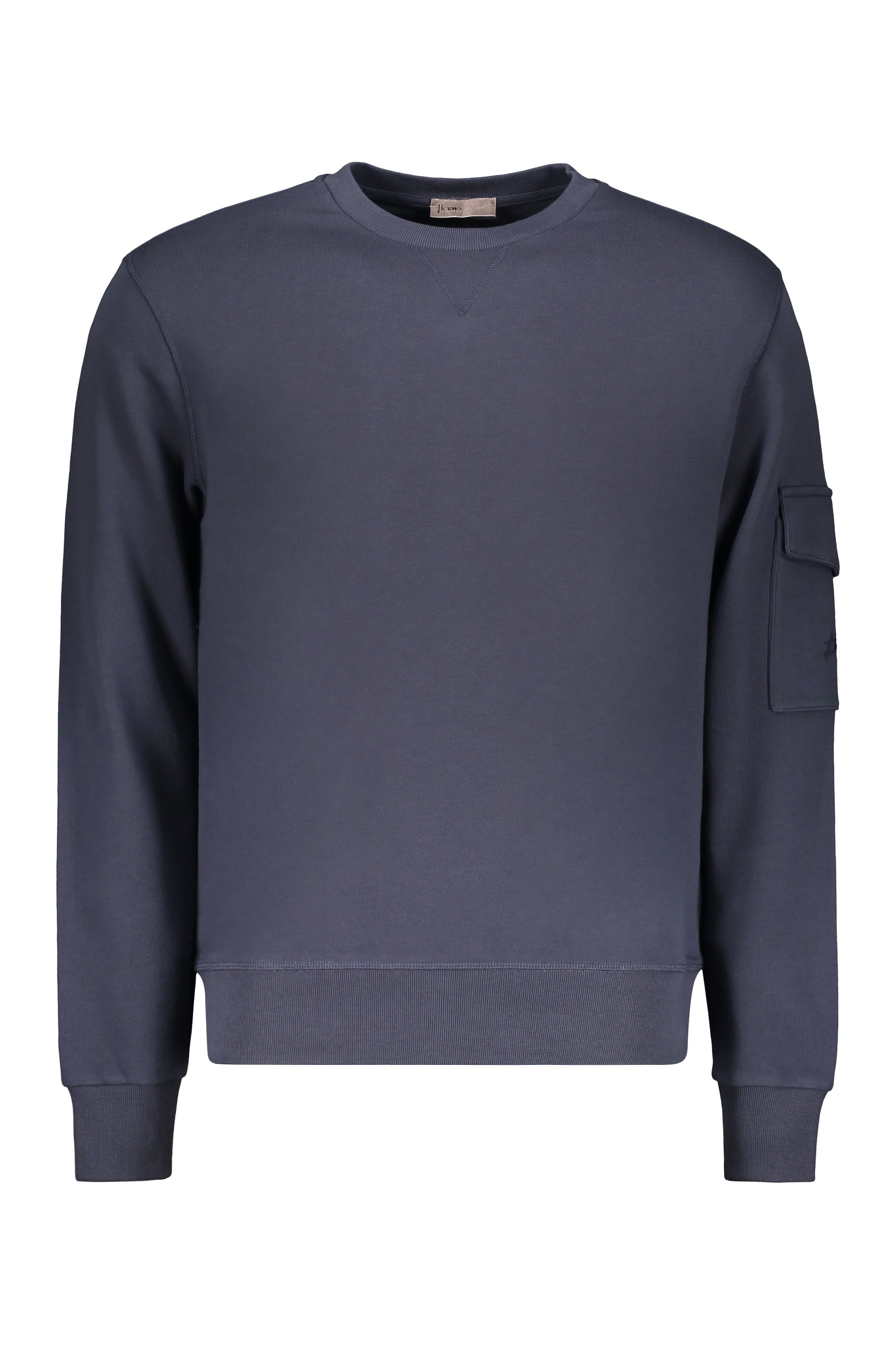 Cotton crew-neck sweatshirt