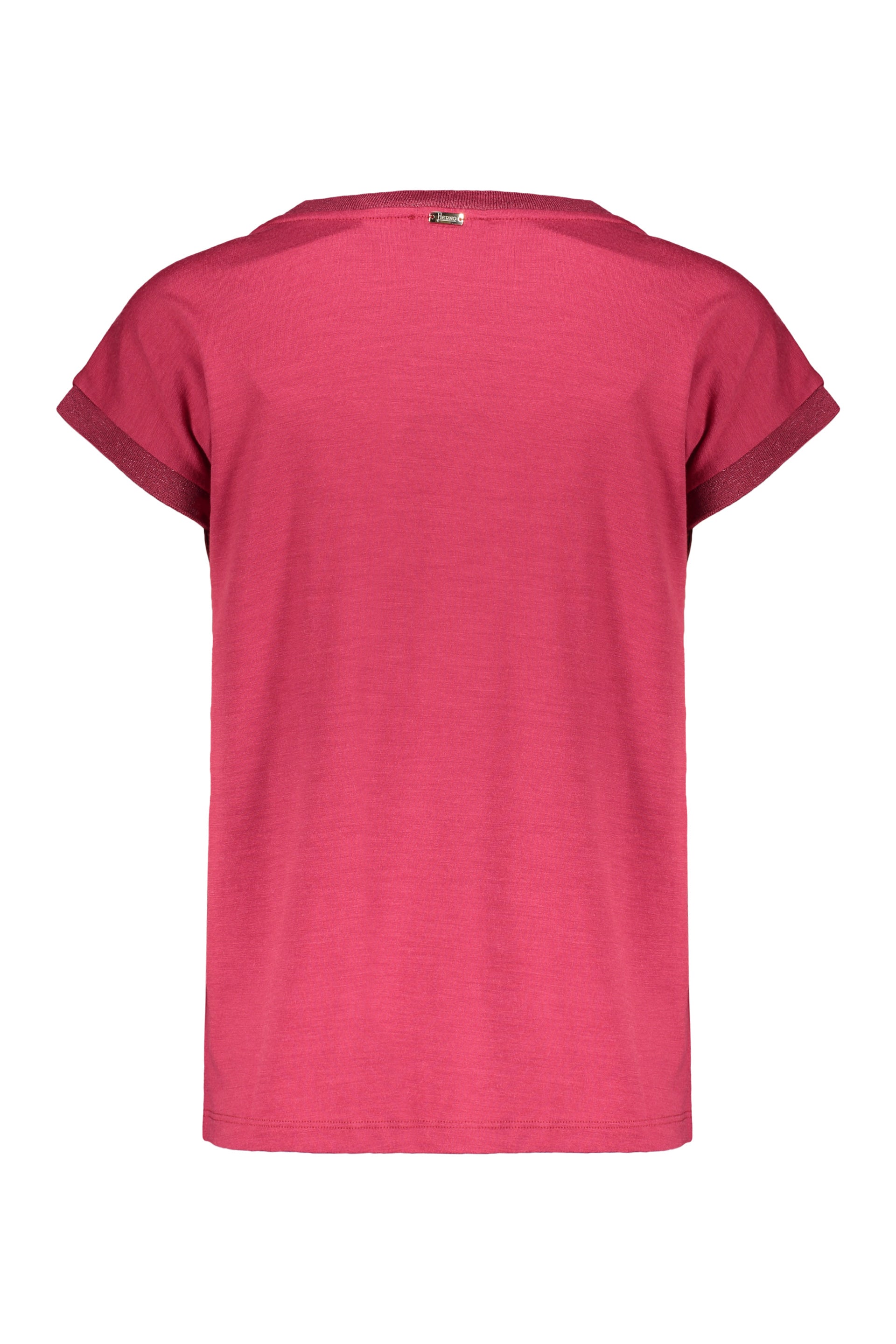 Red wool T-shirt, daily comfort guaranteed