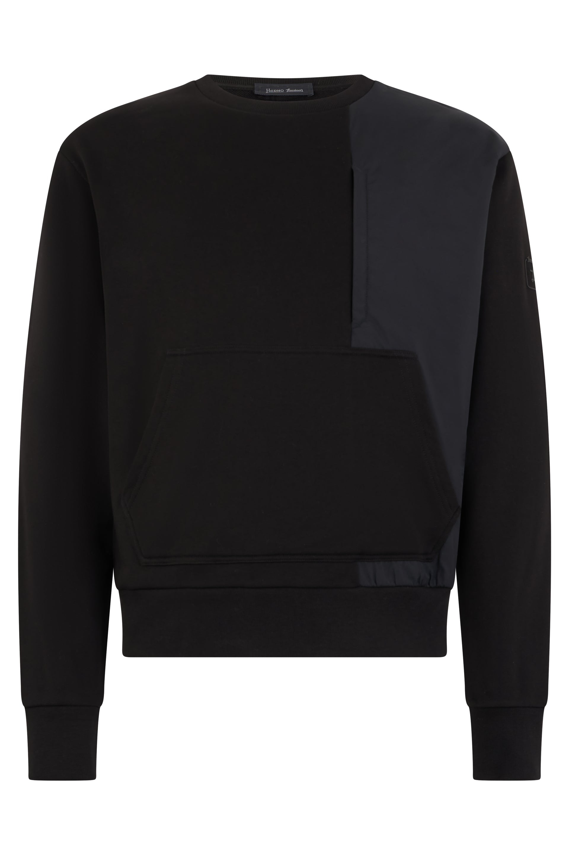 Black hoodie with pockets, versatile and minimal