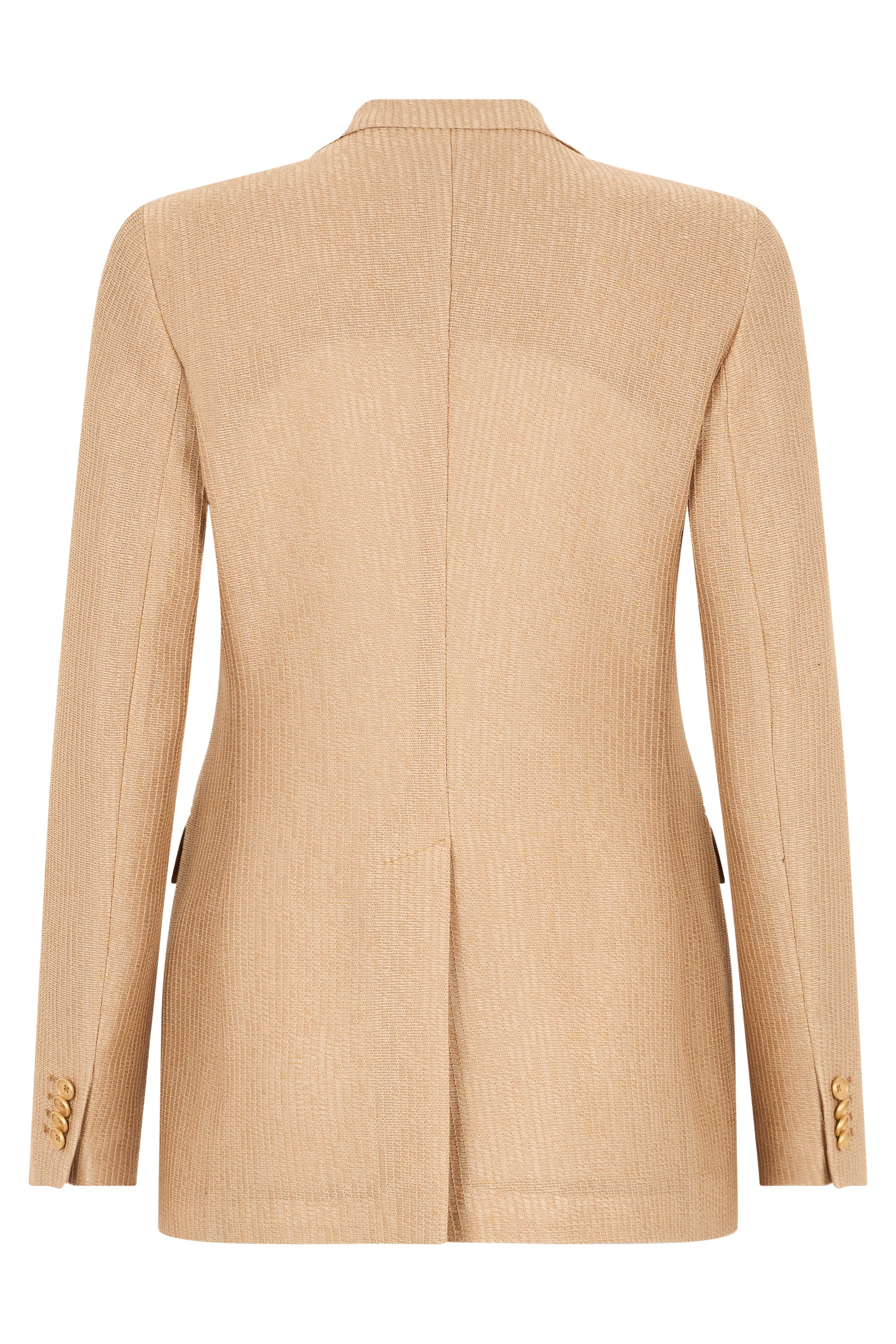 Cotton blazer with double-breasted