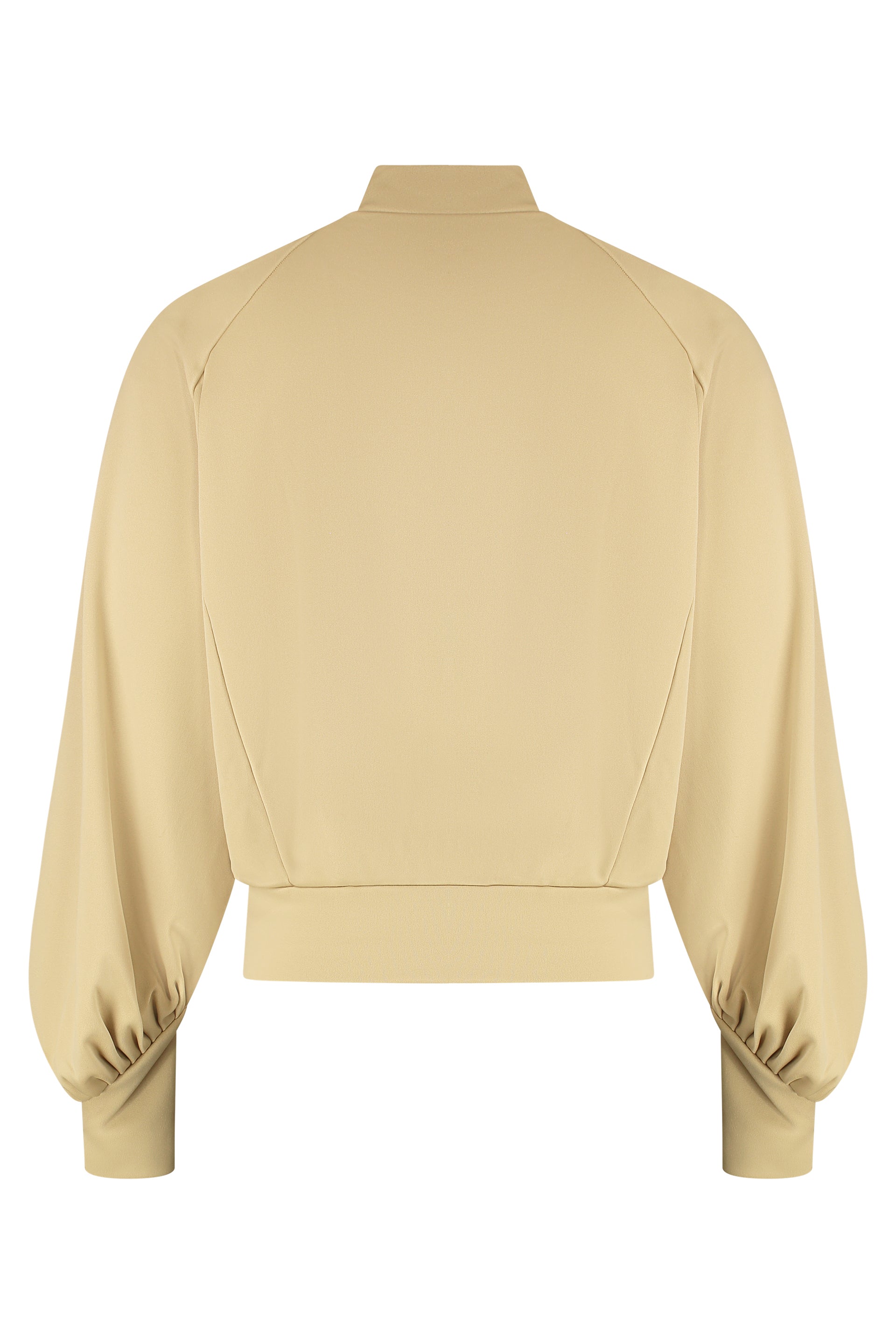 Techno fabric zipped