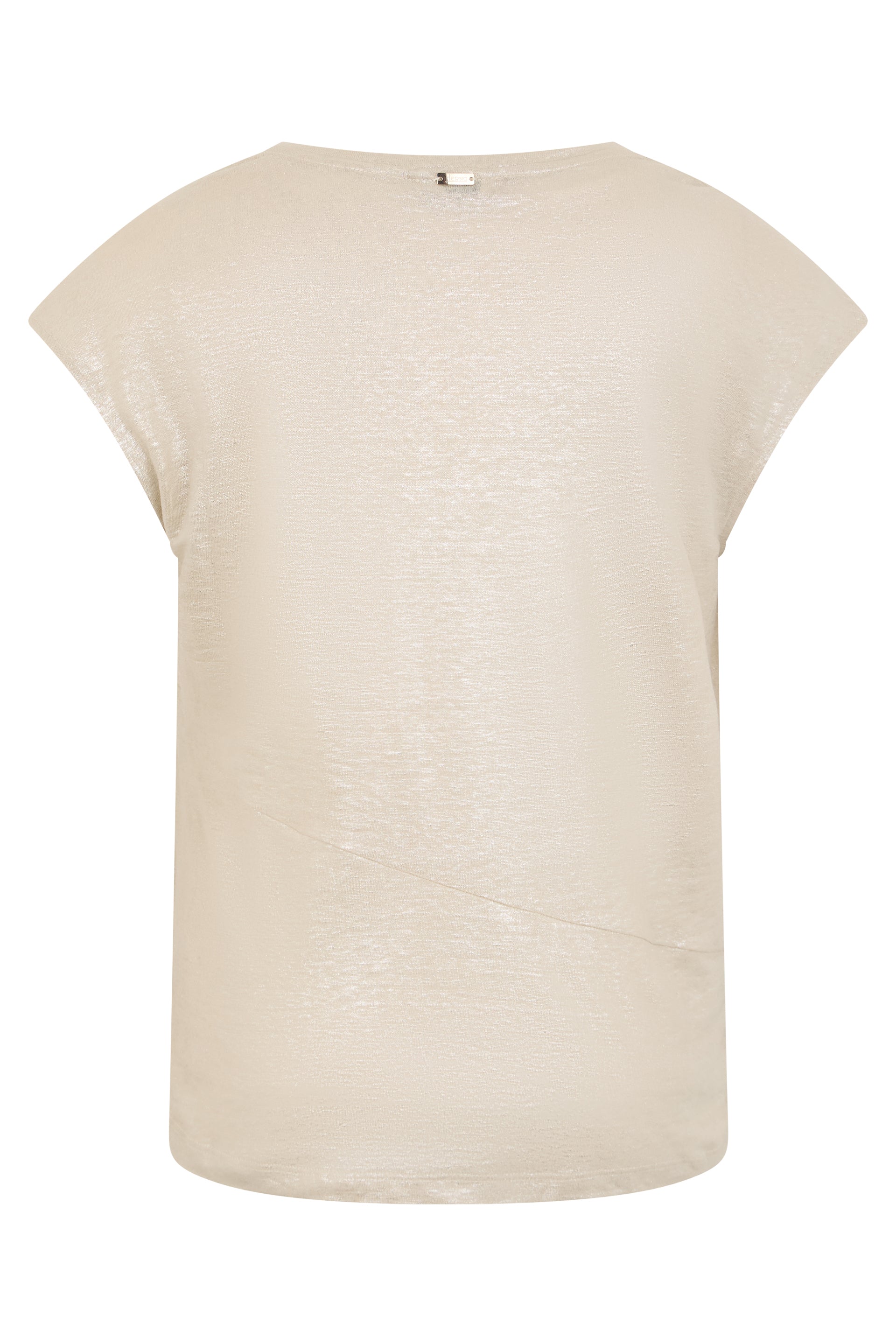 Beige linen T-shirt