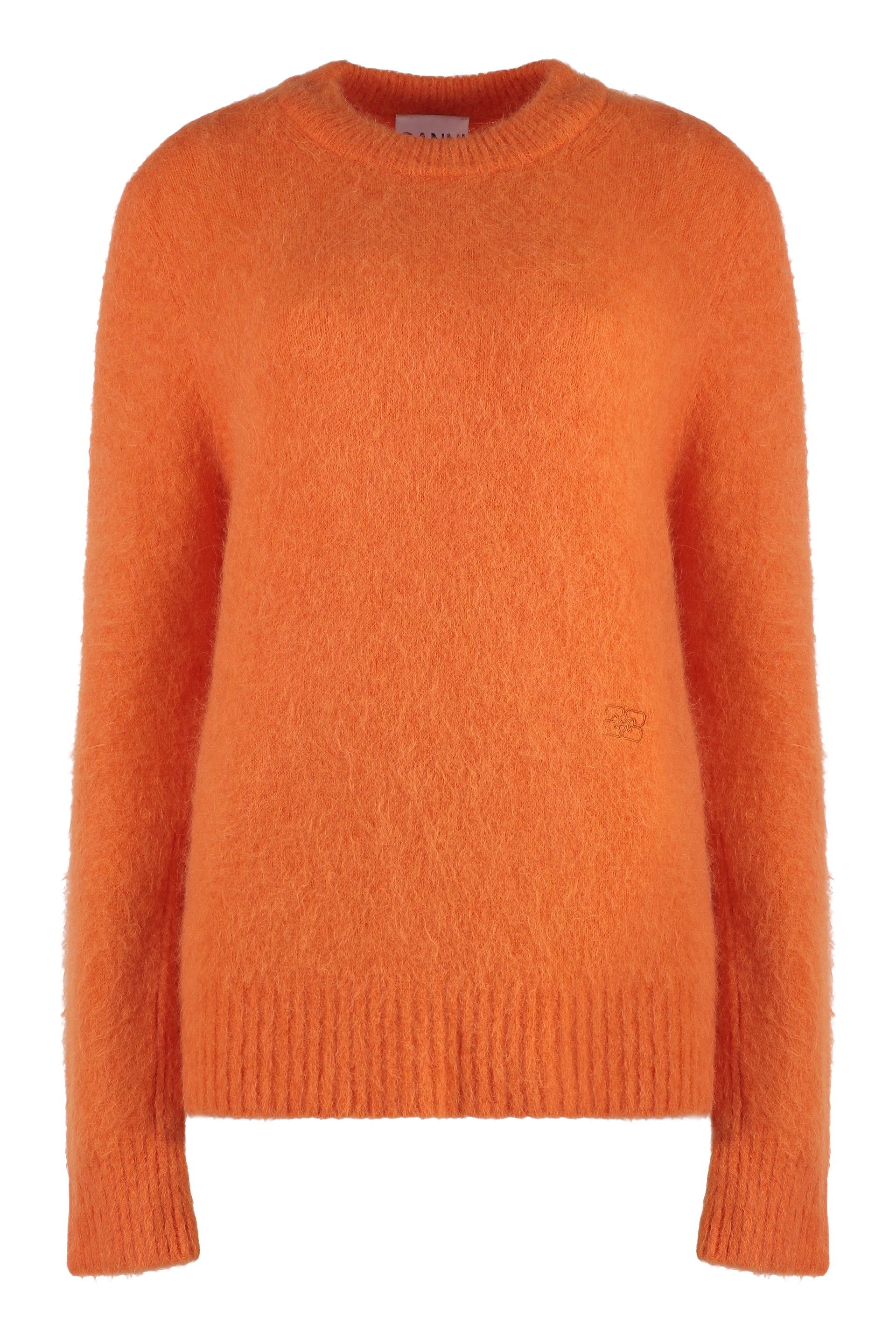 Wool-blend crew-neck sweater