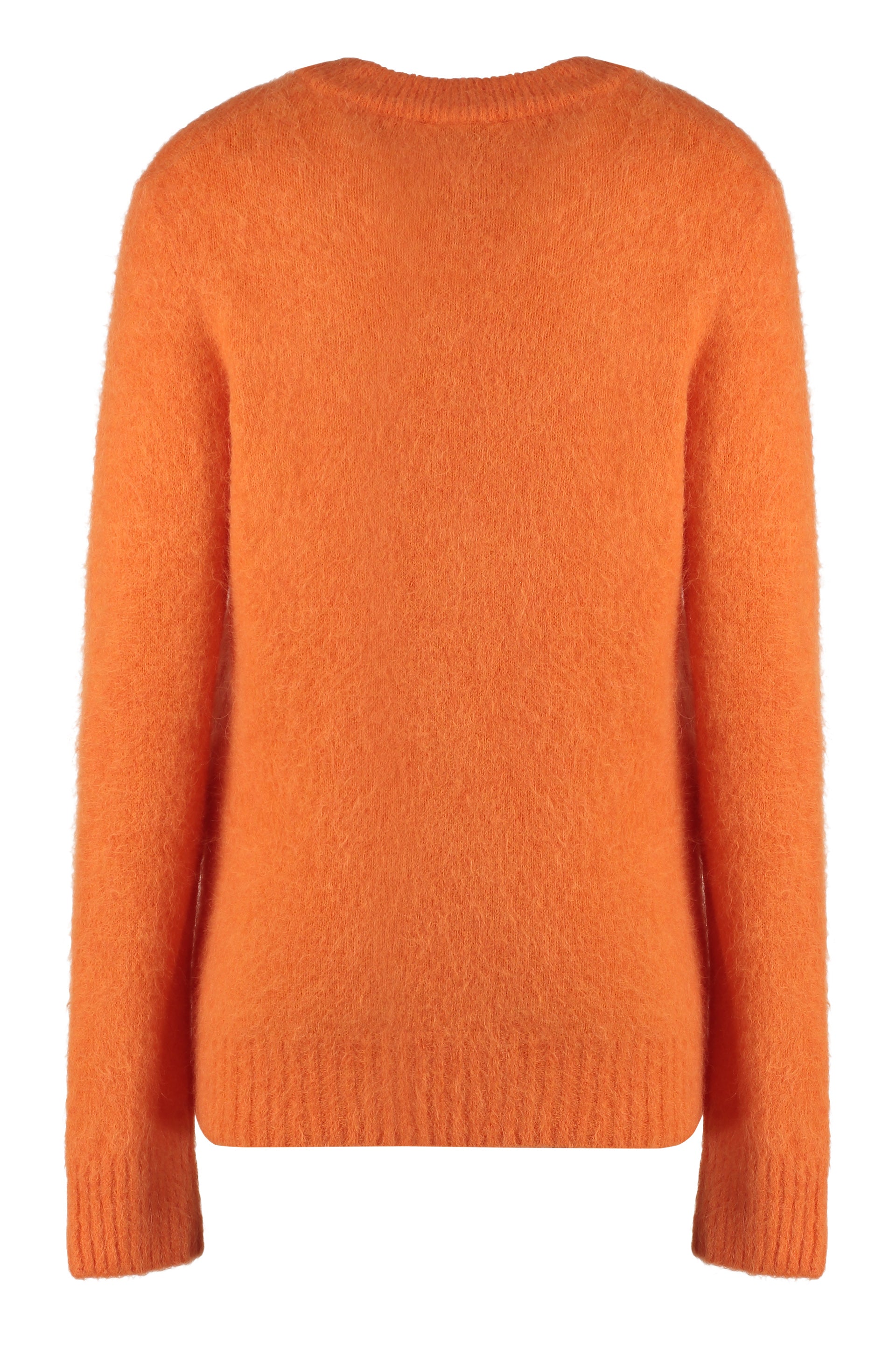 Wool-blend crew-neck sweater