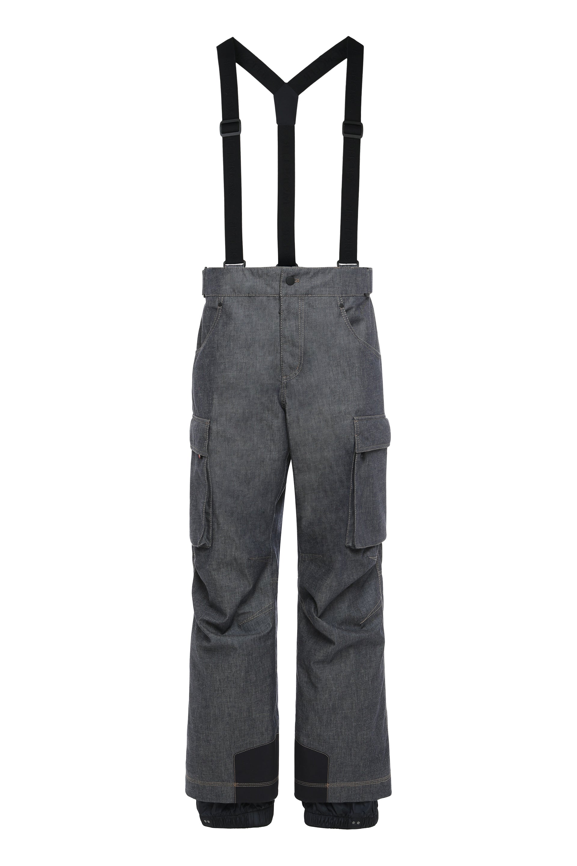 Padded ski overalls in denim