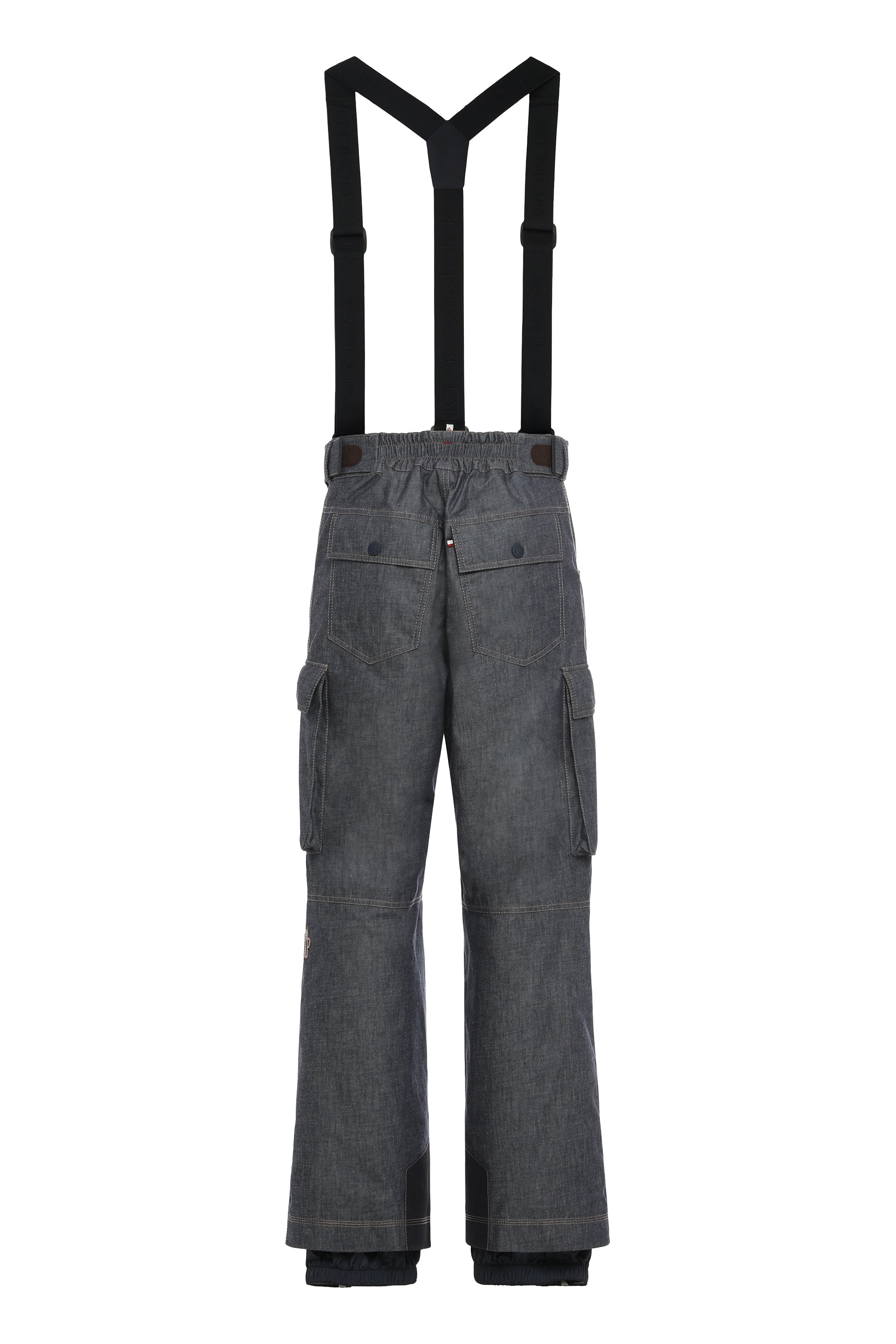 Padded ski overalls in denim