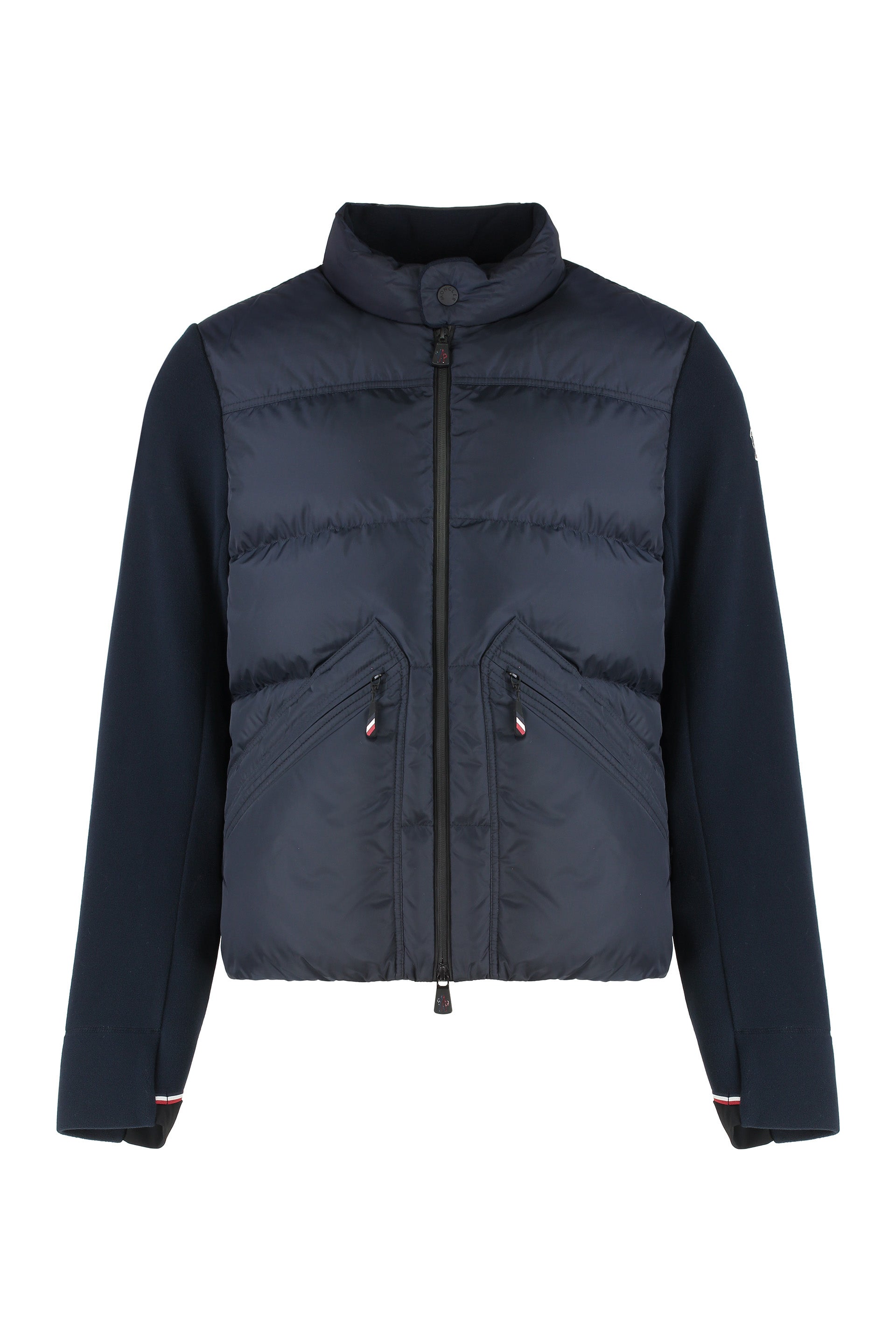 Padded cardigan with zip