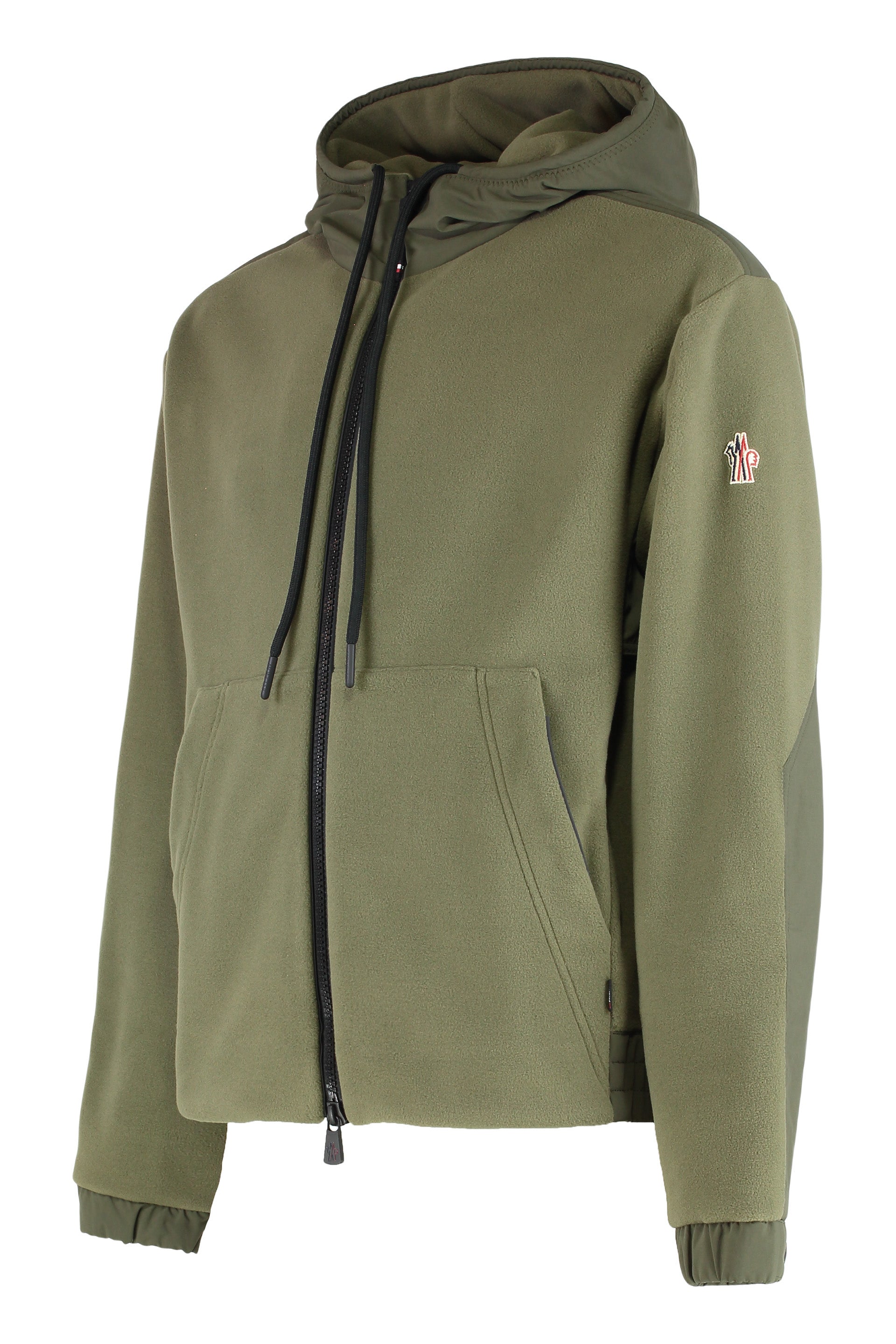 Hooded sweatshirt with zip
