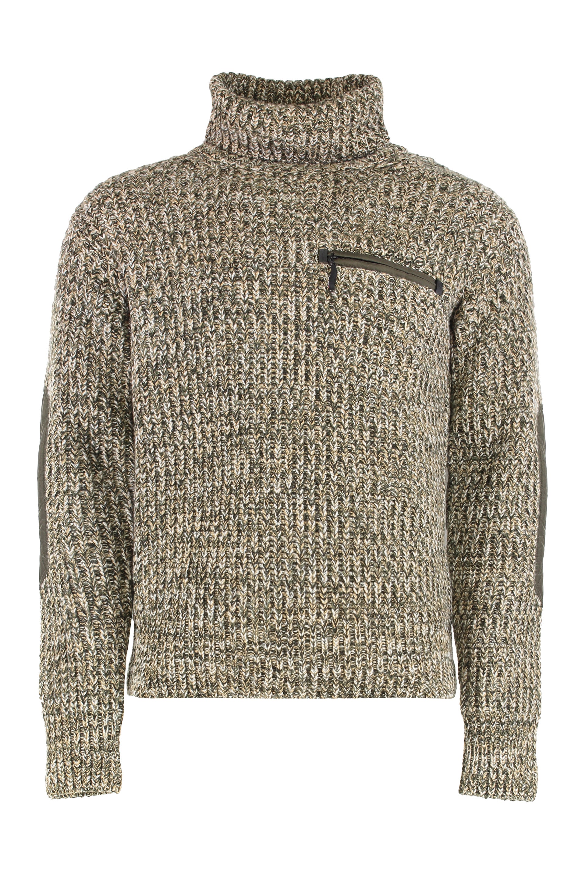 Sweater with turtleneck in wool