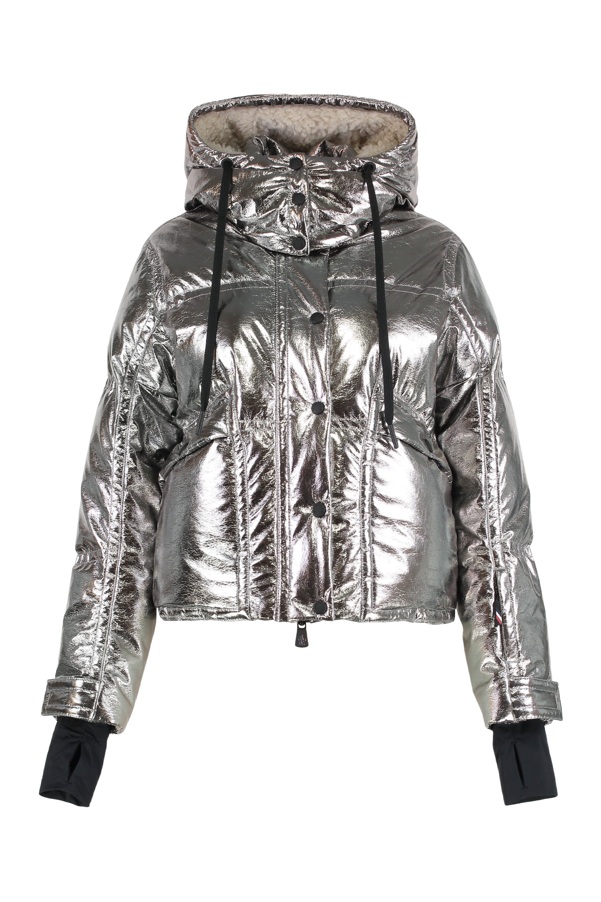 Metalized ski jacket with hood Calaque