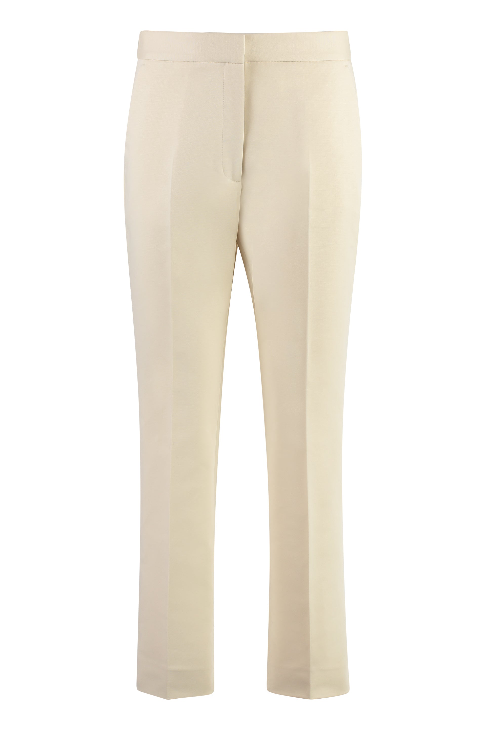 Cotton gabardine trousers