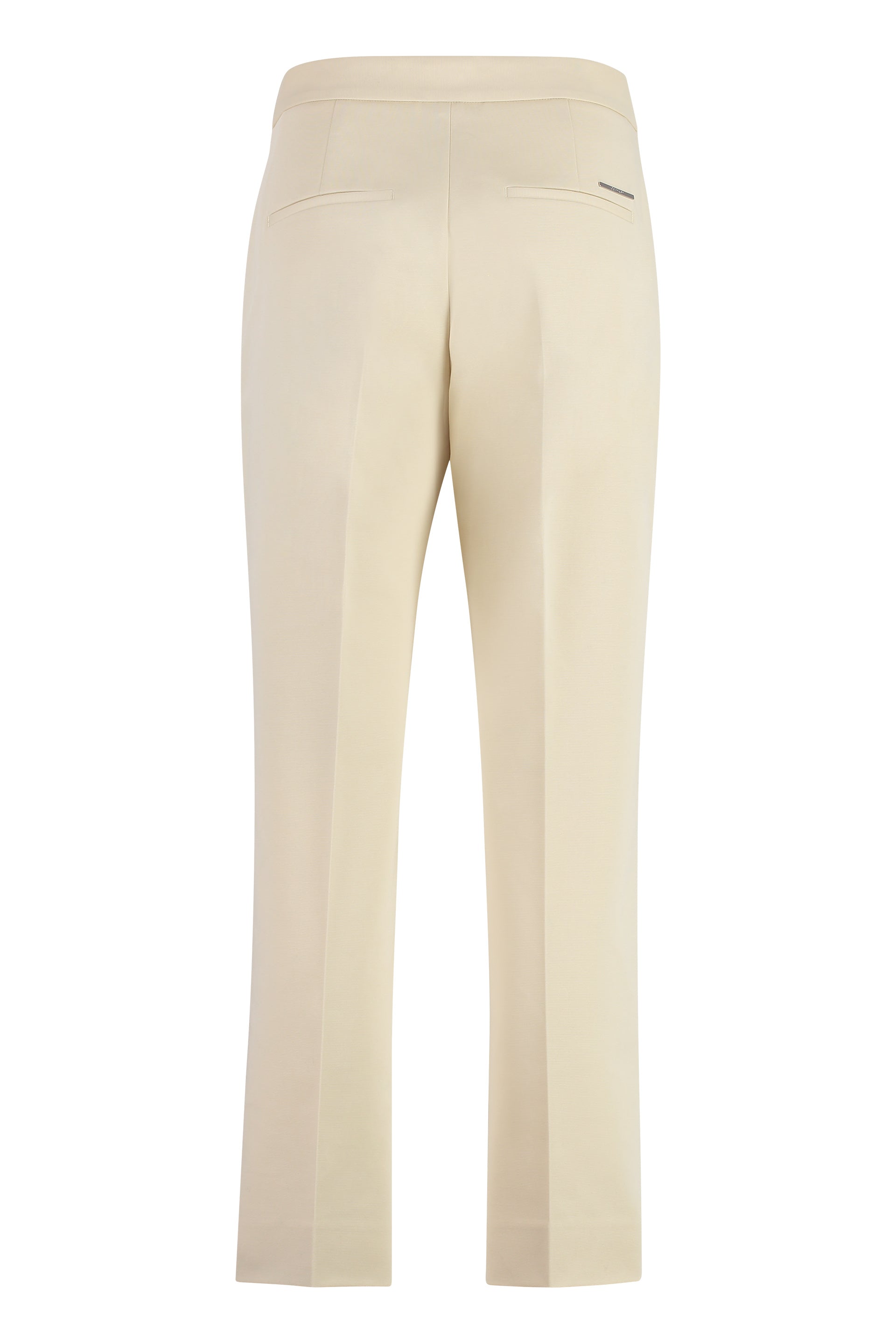 Cotton gabardine trousers