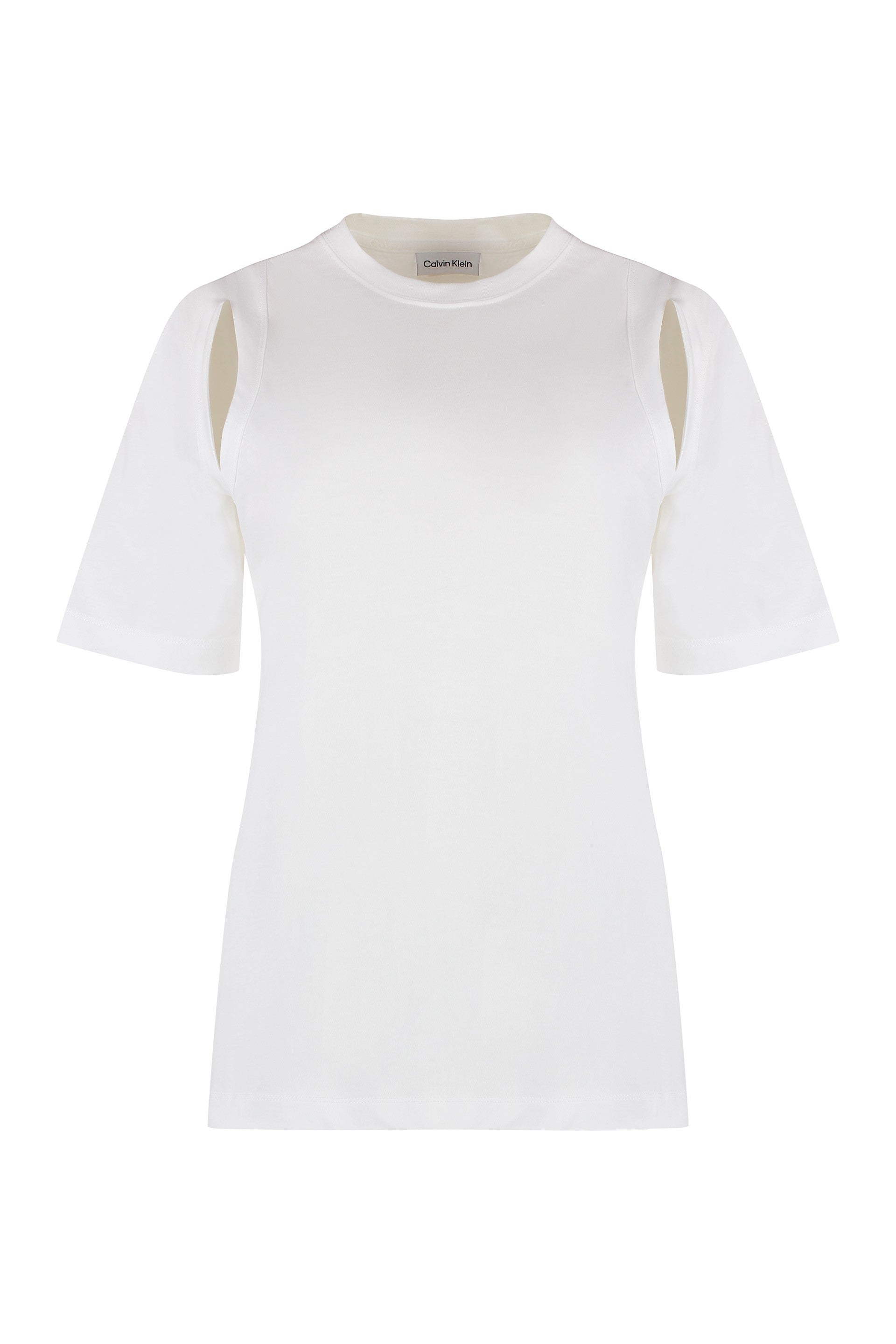 Cotton crew-neck T-shirt