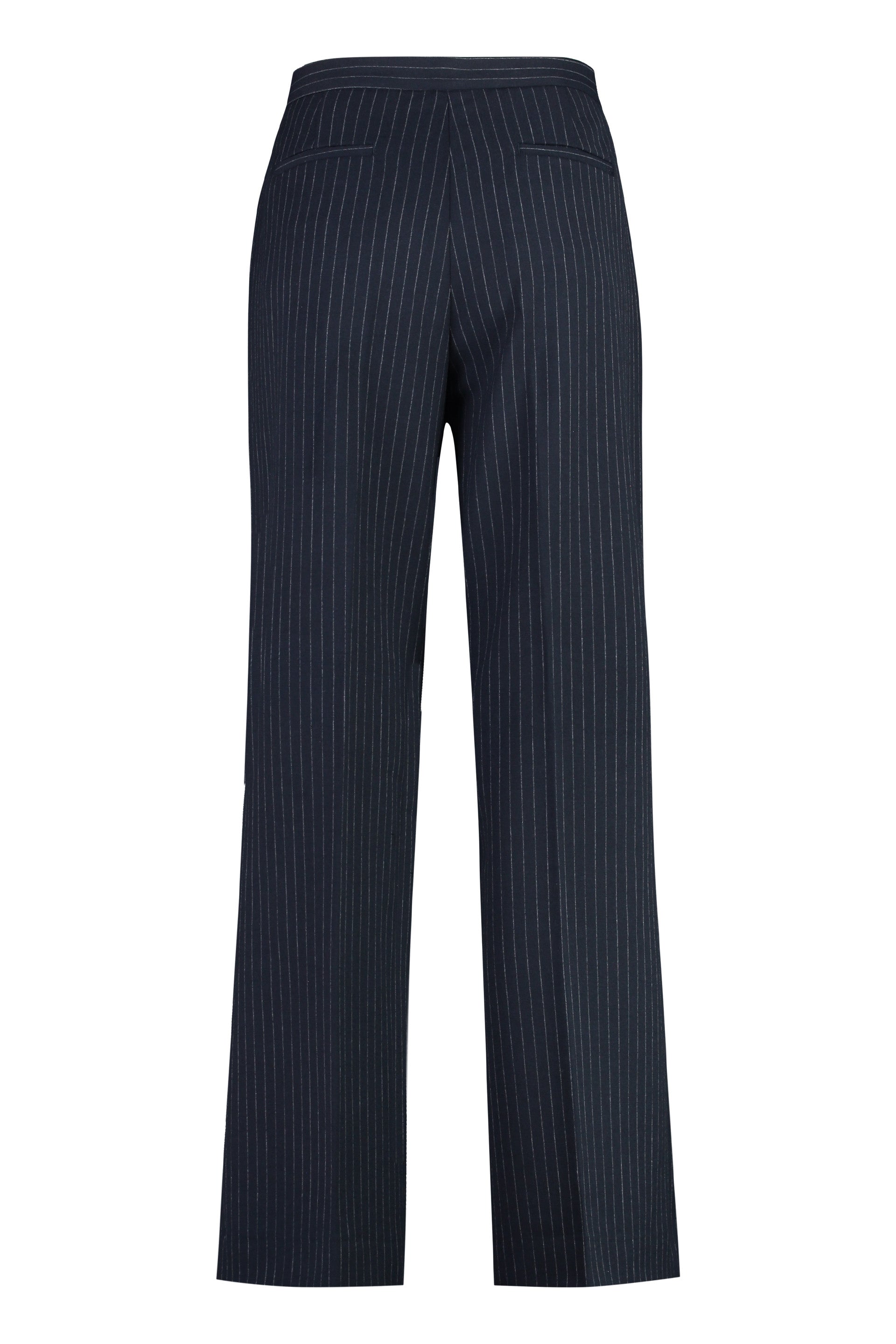 Wool blend trousers