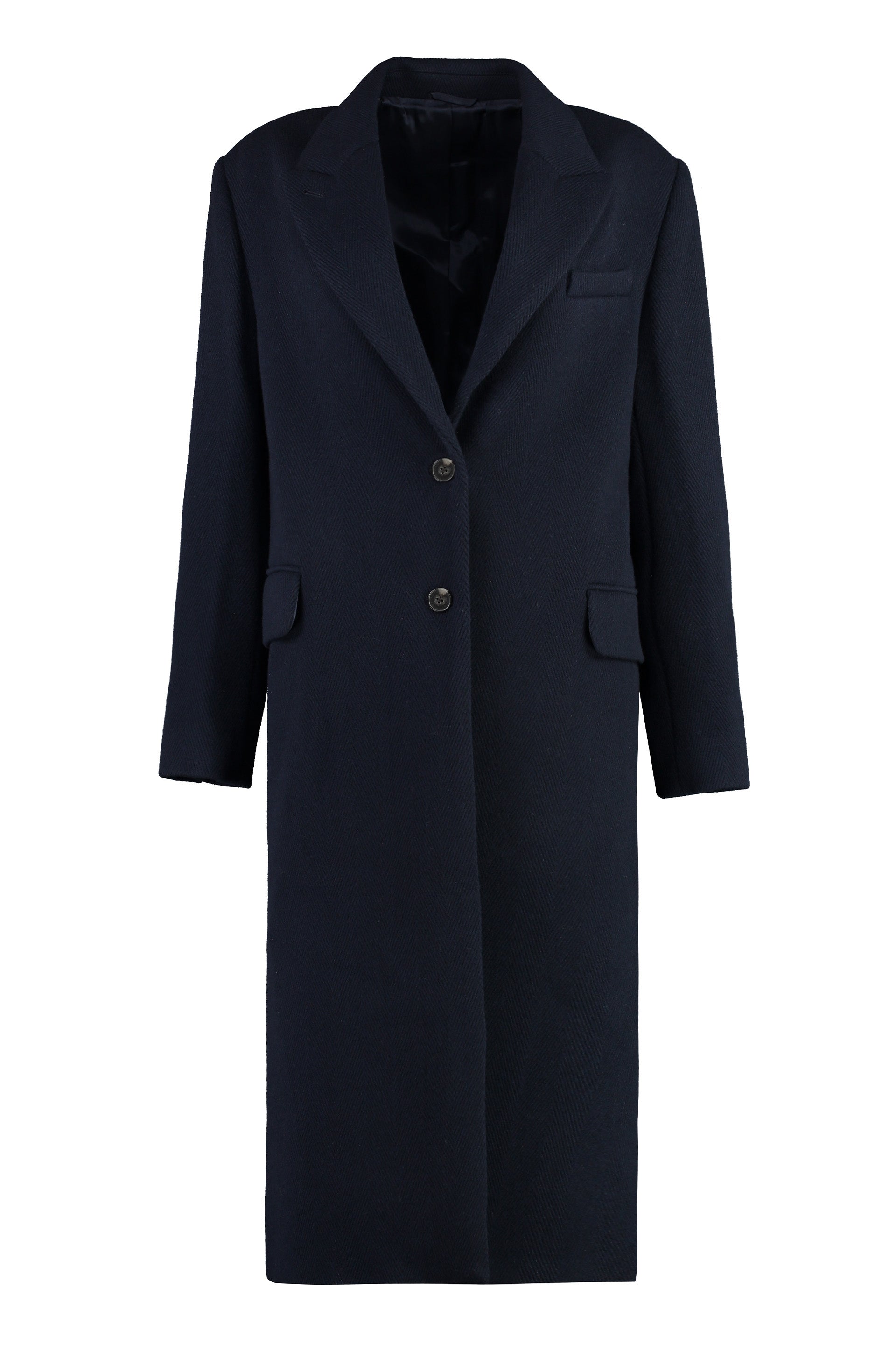 Wool long coat