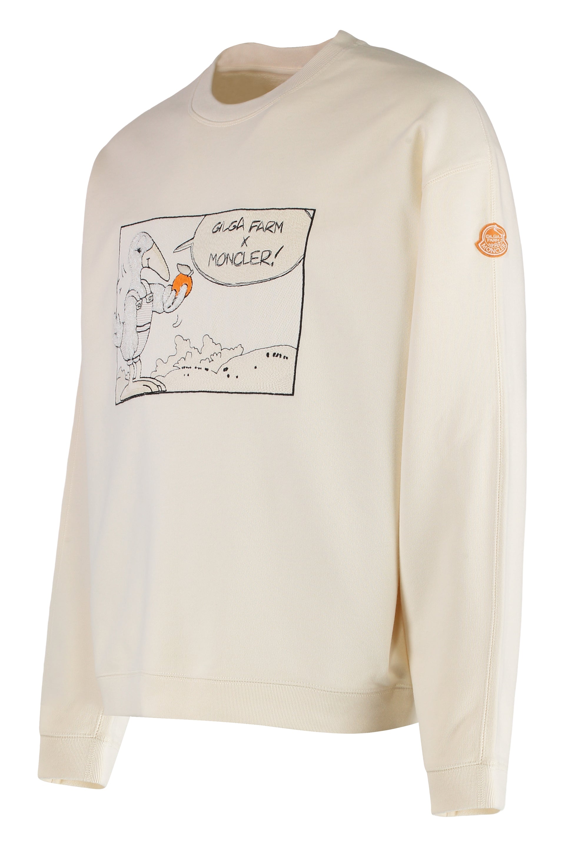 5 Moncler Donald Glover - Moncler x Gilga Farm crew-neck sweatshirt