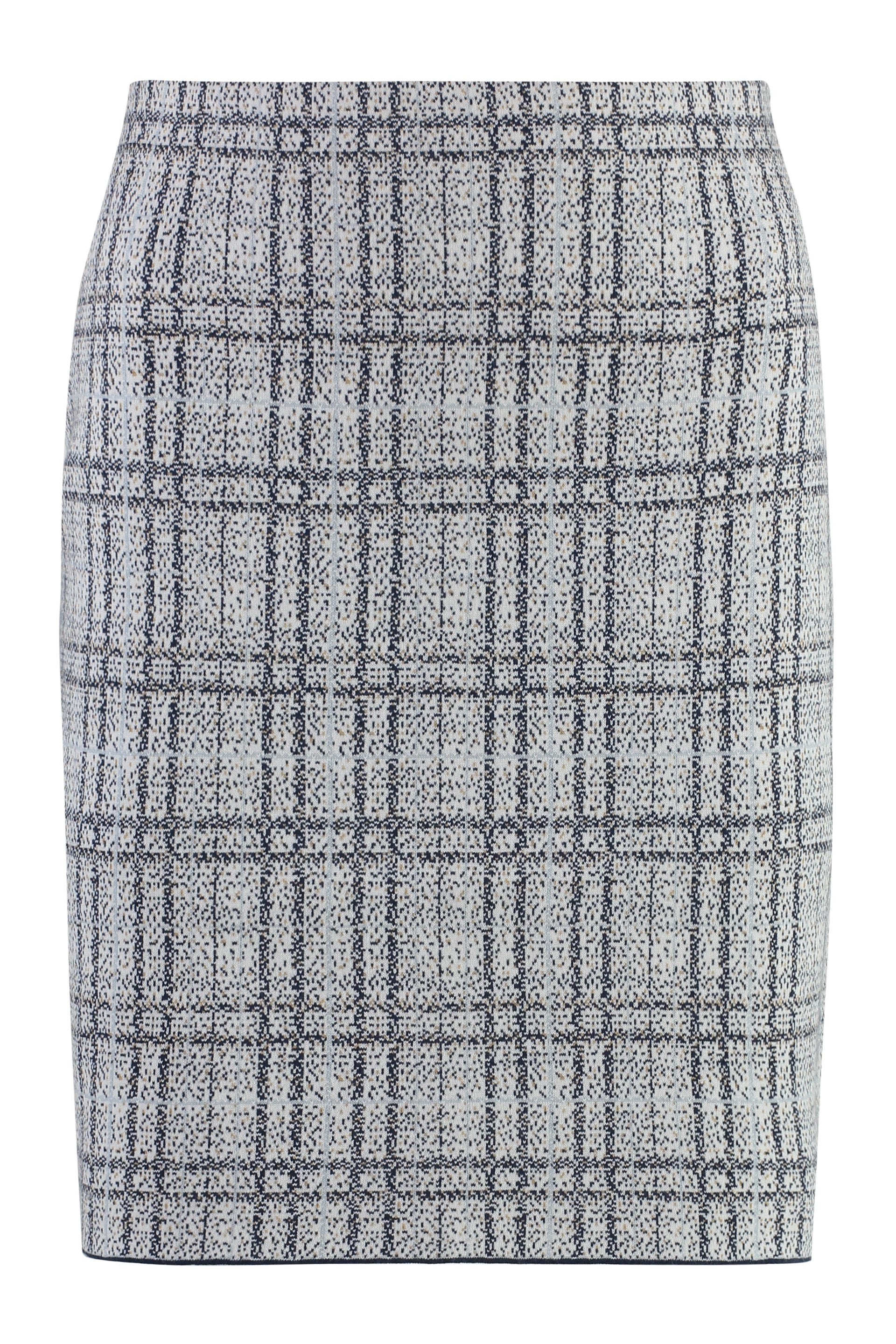 Cotton-wool blend skirt