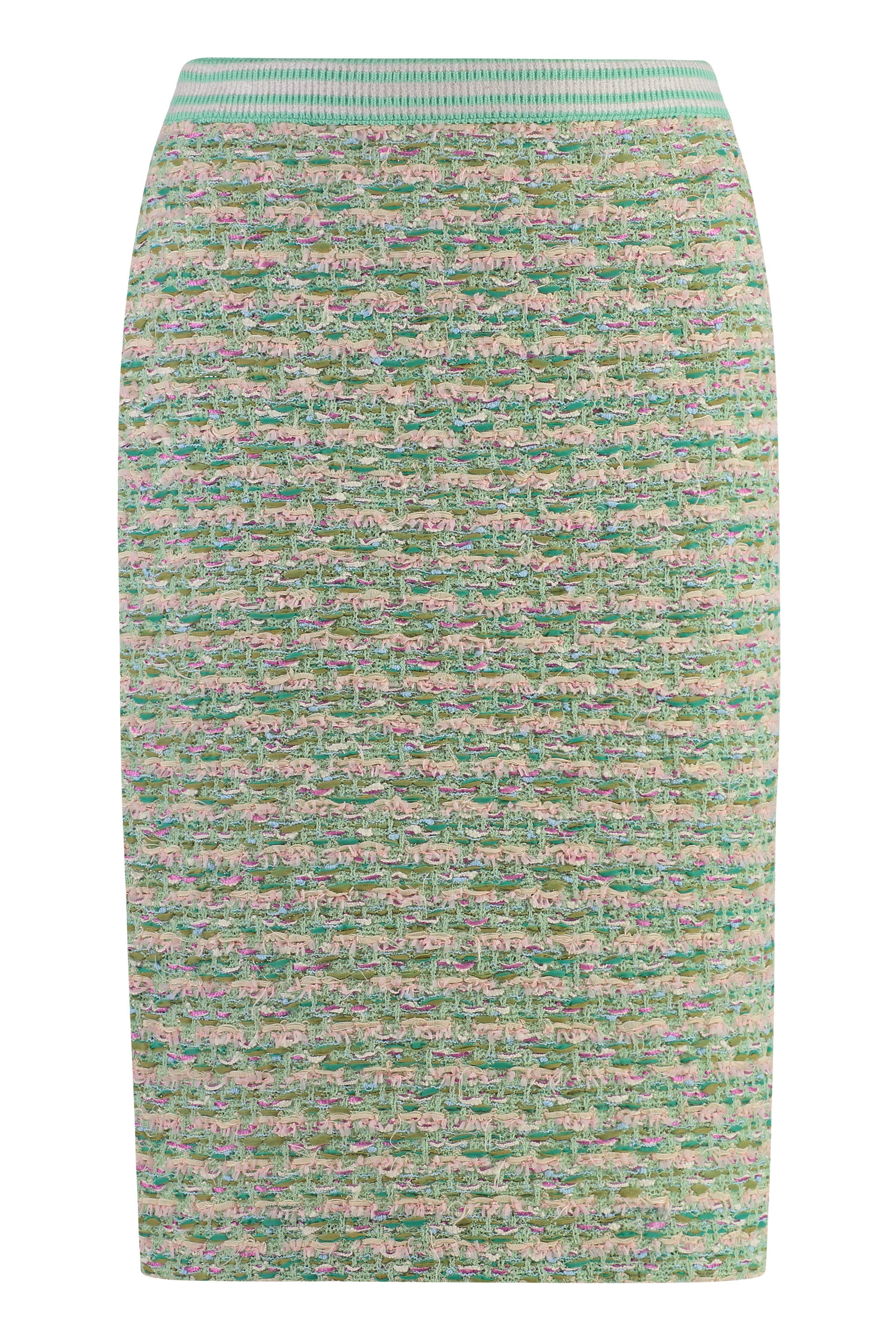 Boucle knit skirt